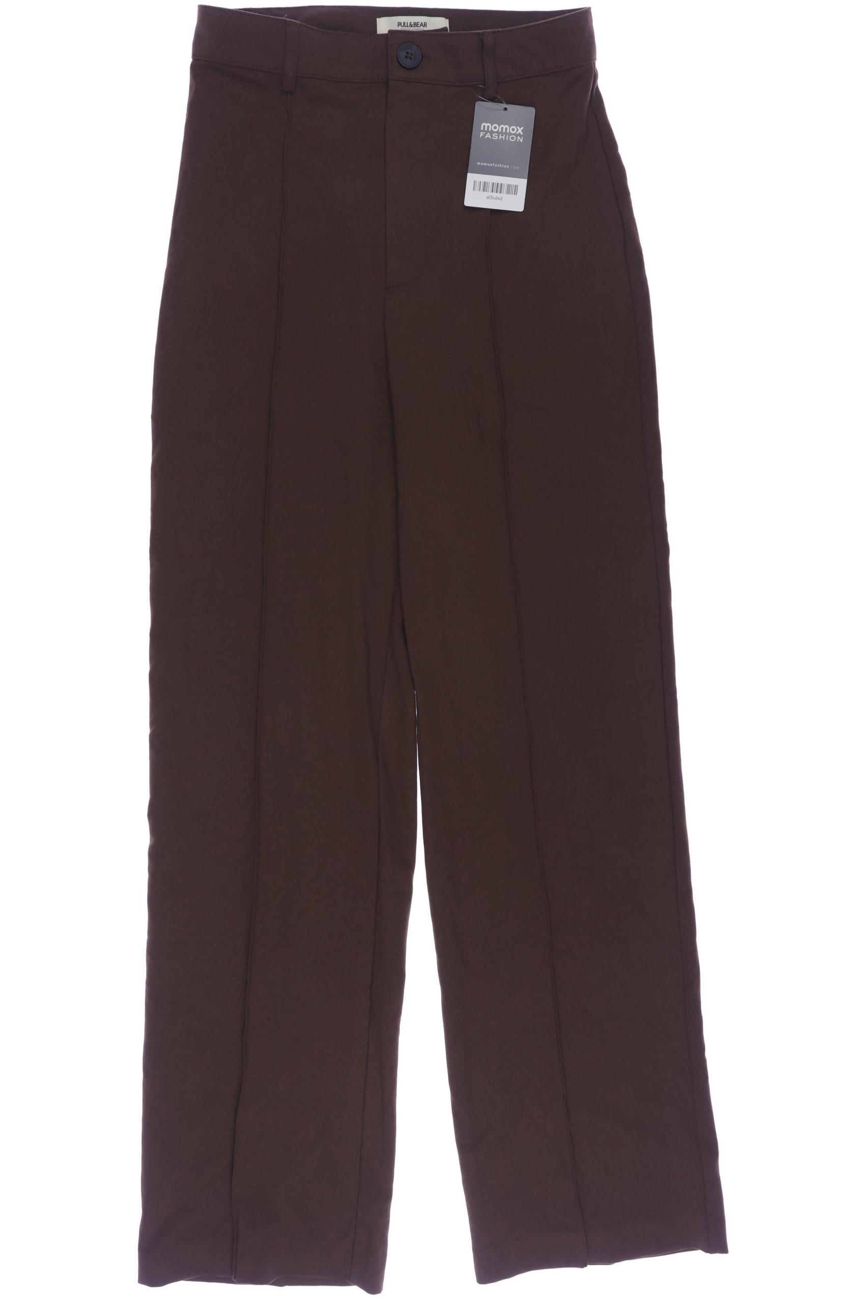 

Pull & Bear Damen Stoffhose, braun, Gr. 0