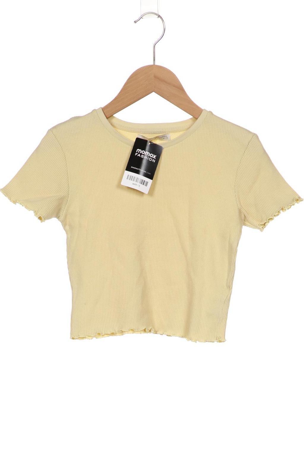 

Pull & Bear Damen T-Shirt, gelb, Gr. 36