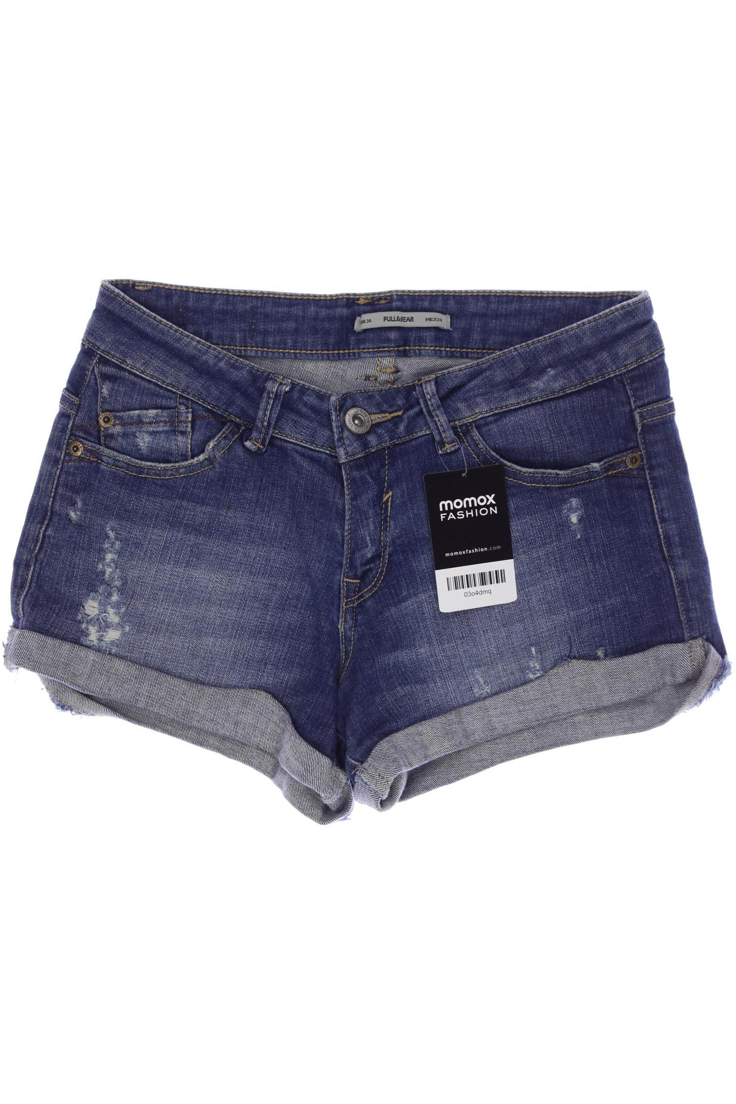 

Pull & Bear Damen Shorts, blau, Gr. 34