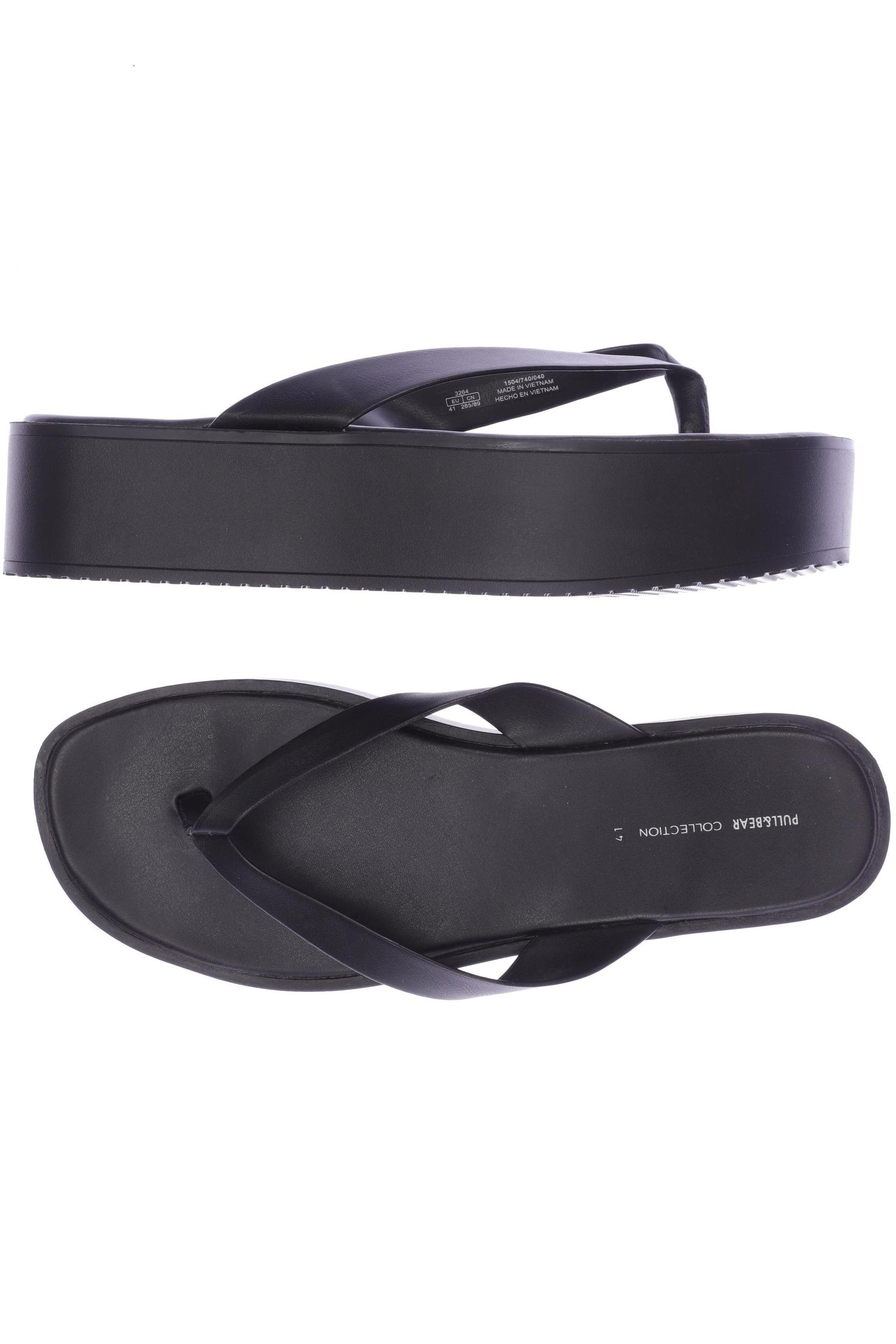

Pull & Bear Damen Sandale, schwarz
