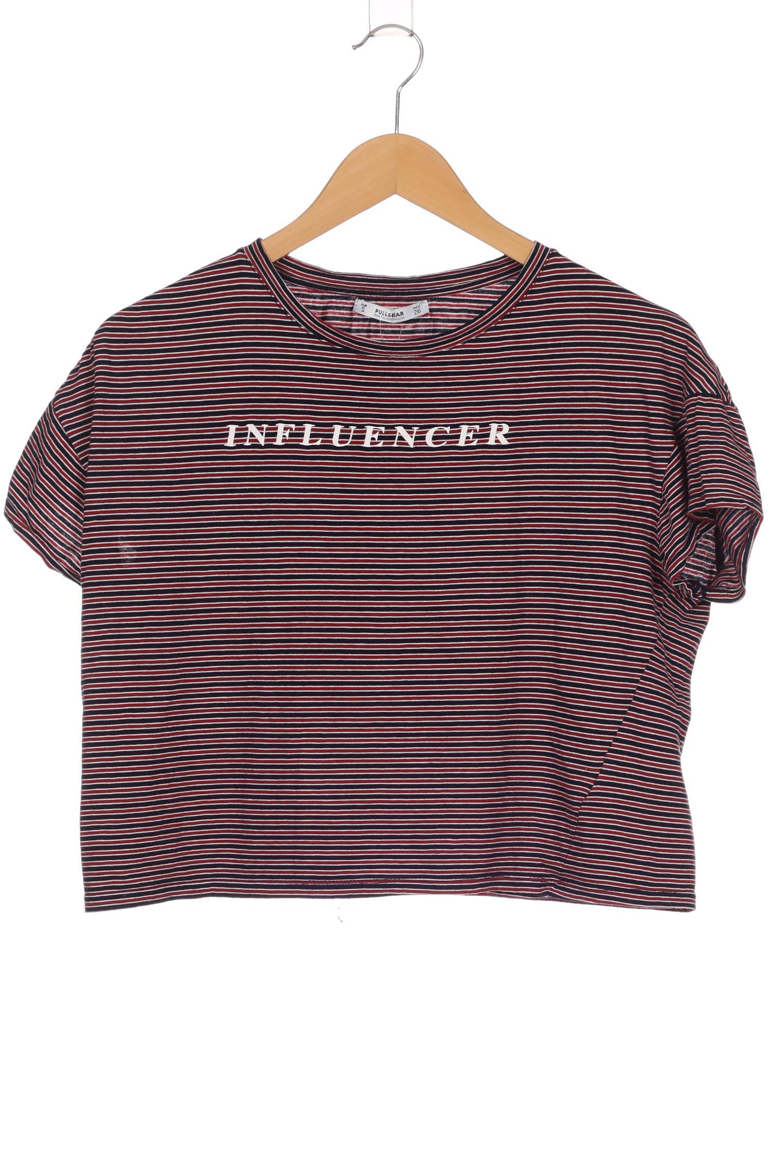 

Pull & Bear Damen T-Shirt, blau