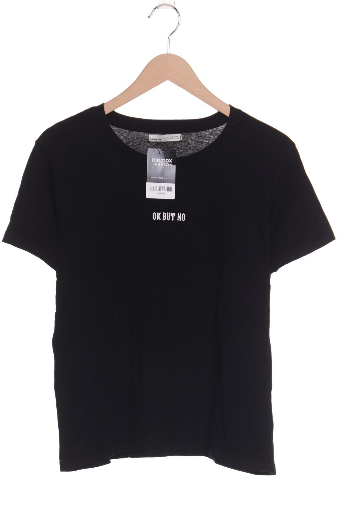 

Pull & Bear Damen T-Shirt, schwarz, Gr. 44