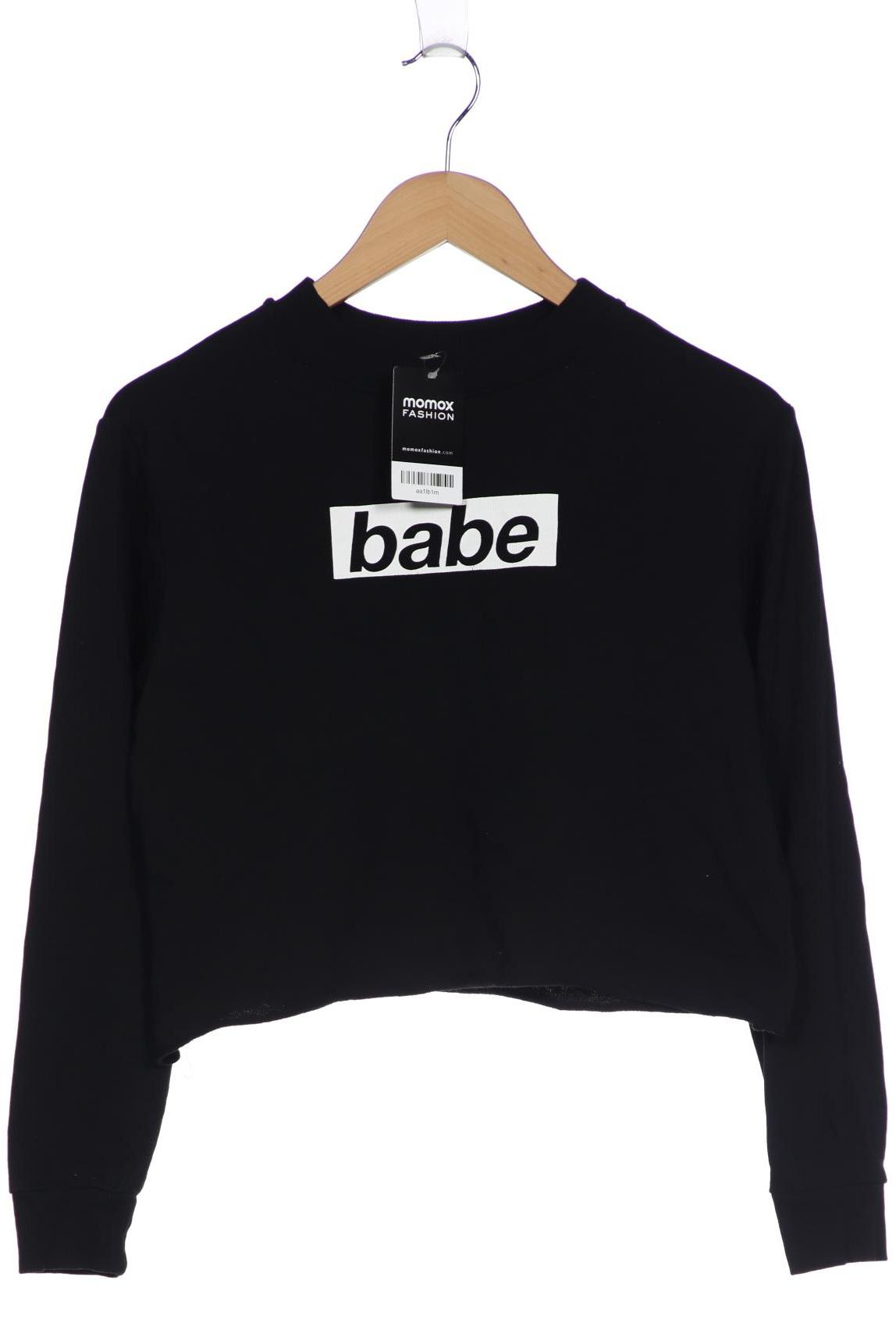 

Pull & Bear Damen Sweatshirt, schwarz