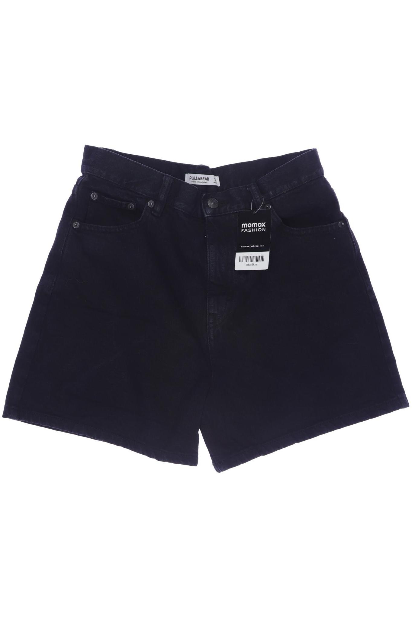

Pull & Bear Damen Shorts, schwarz, Gr. 38