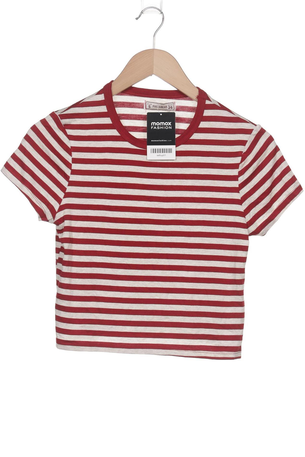 

Pull & Bear Damen T-Shirt, rot, Gr. 36