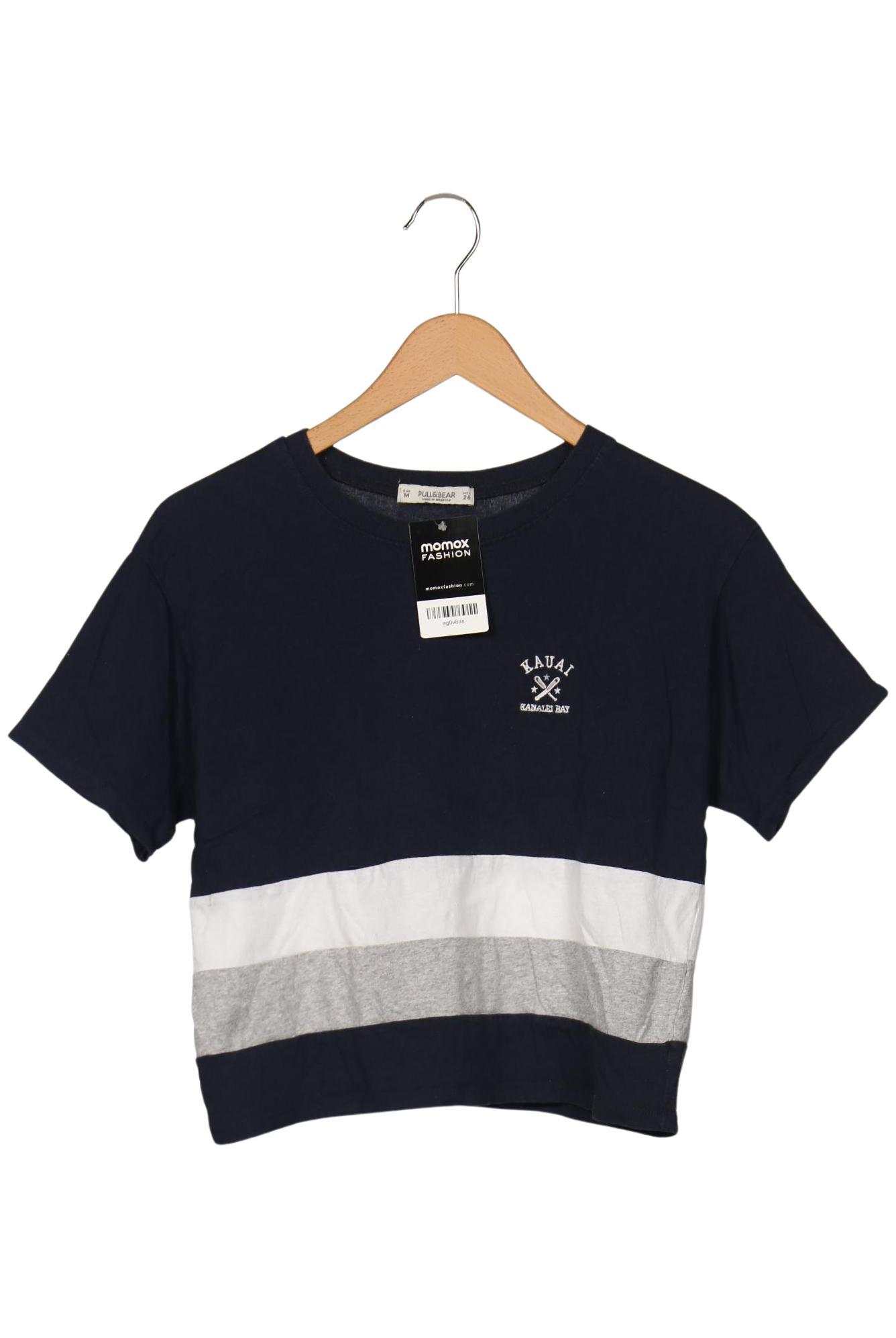 

Pull & Bear Damen T-Shirt, marineblau, Gr. 38