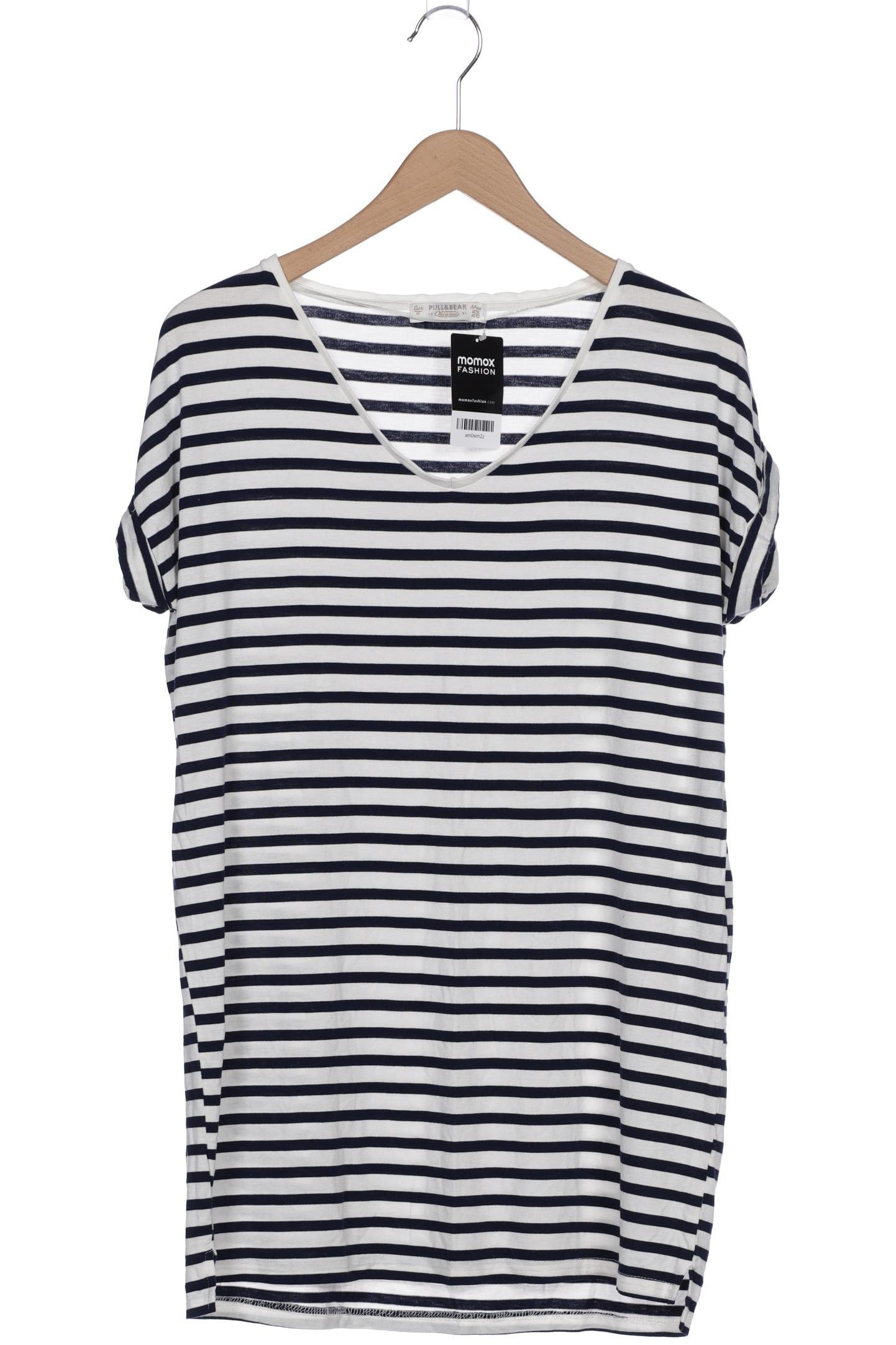 

Pull & Bear Damen T-Shirt, weiß, Gr. 36