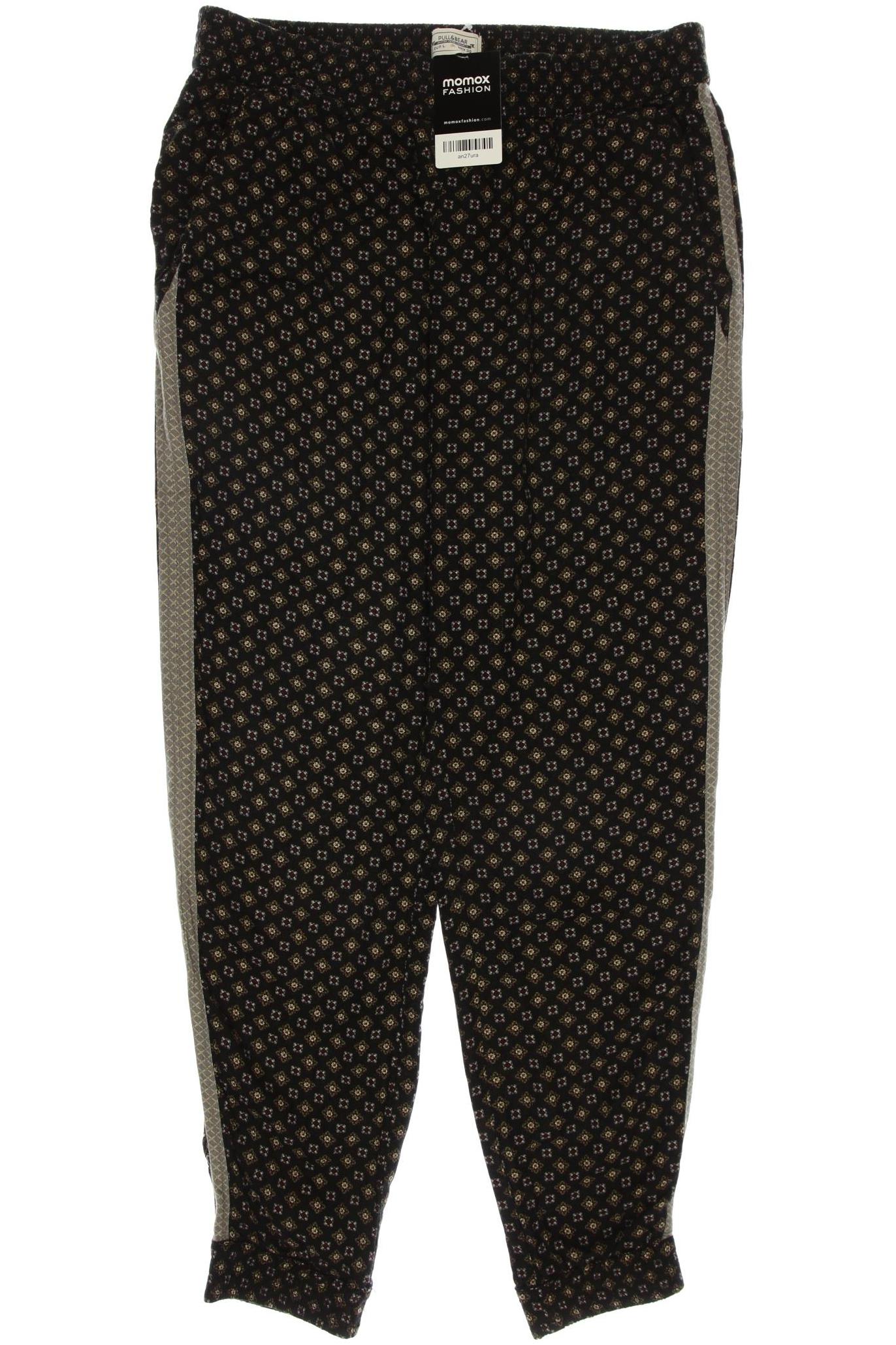 

Pull & Bear Damen Stoffhose, schwarz
