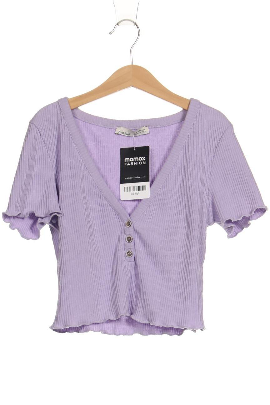 

Pull & Bear Damen T-Shirt, flieder, Gr. 36