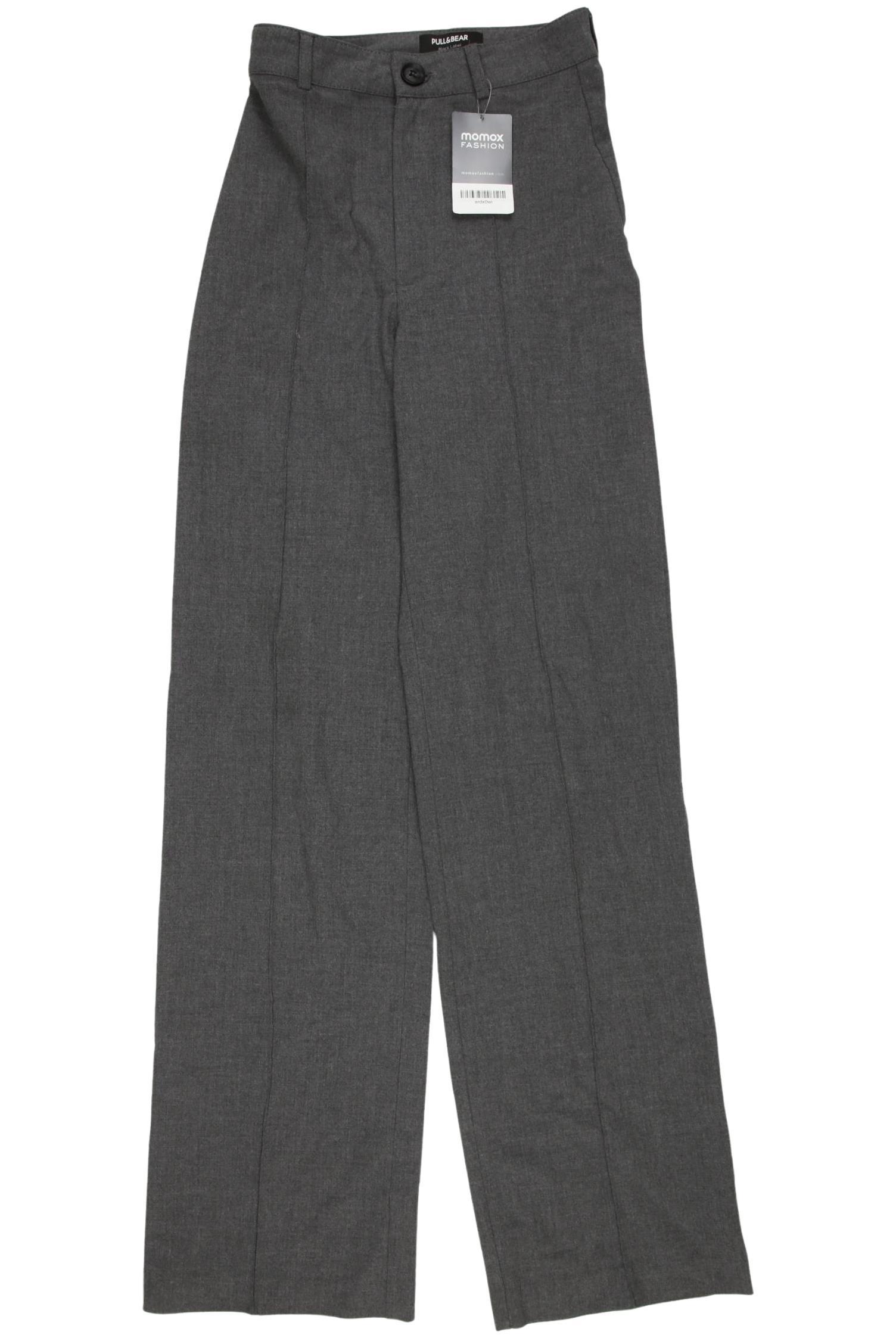 

Pull & Bear Damen Stoffhose, grau, Gr. 0