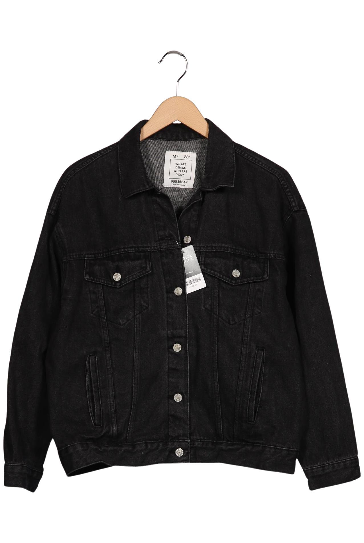 

Pull & Bear Damen Jacke, schwarz, Gr. 38