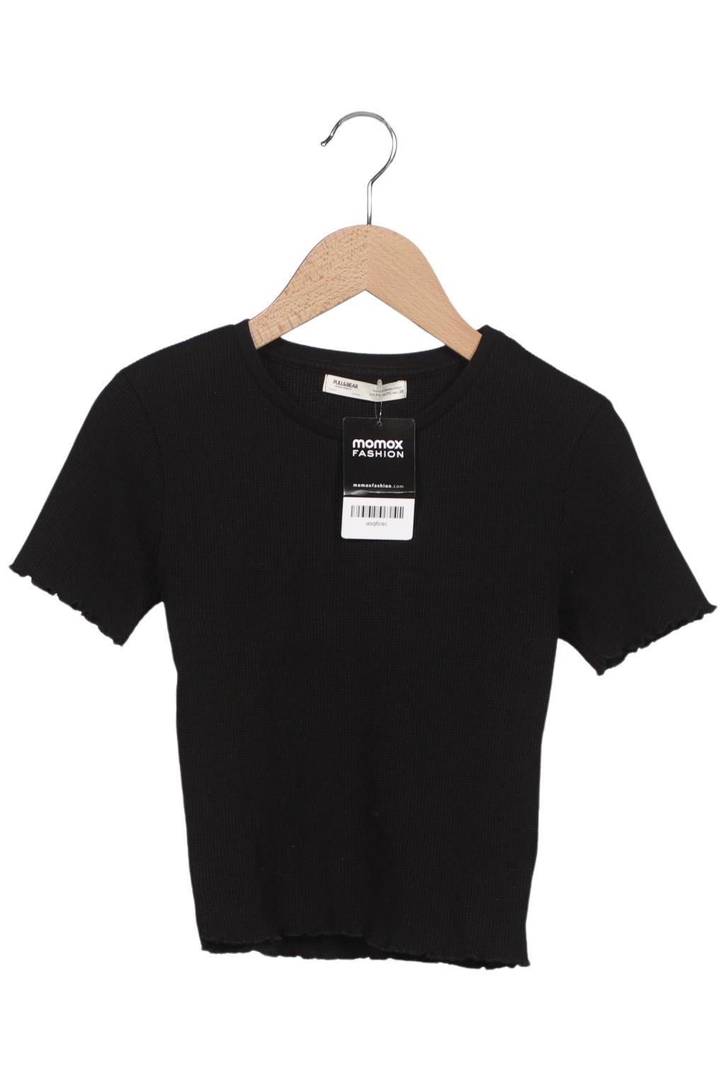

Pull & Bear Damen T-Shirt, schwarz, Gr. 38