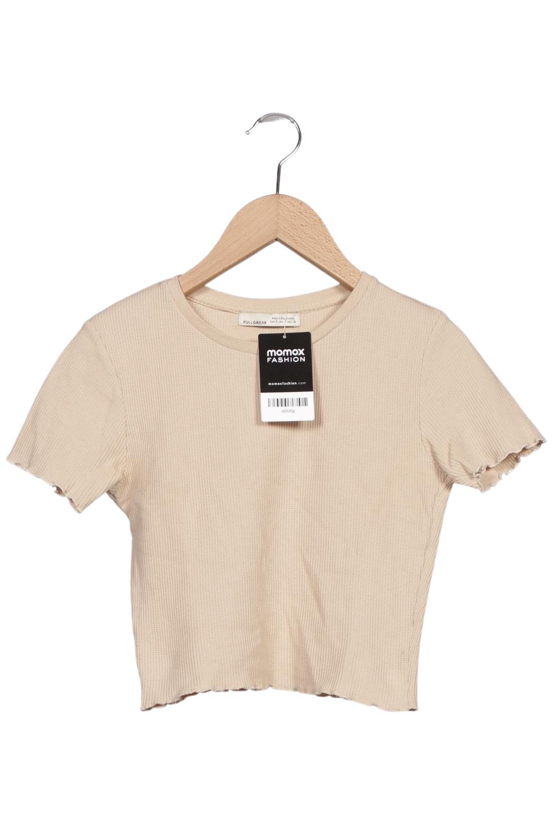 

Pull & Bear Damen T-Shirt, beige, Gr. 36