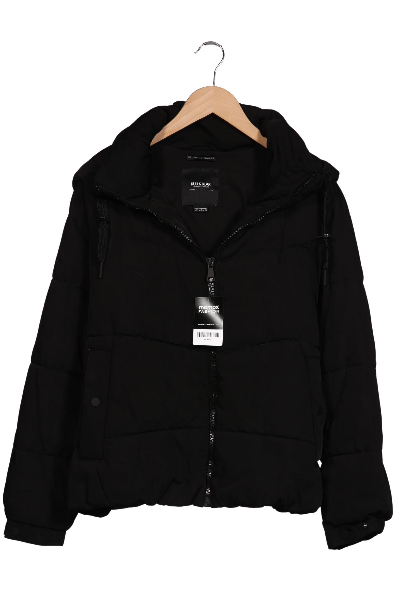 

Pull & Bear Damen Jacke, schwarz, Gr. 36