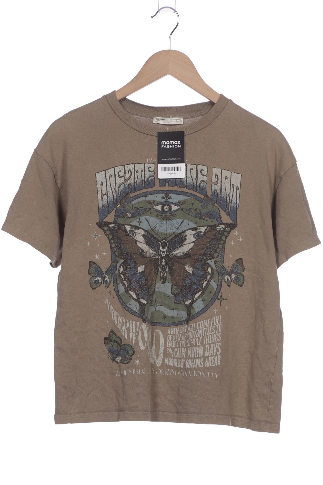 

Pull & Bear Damen T-Shirt, beige, Gr. 36