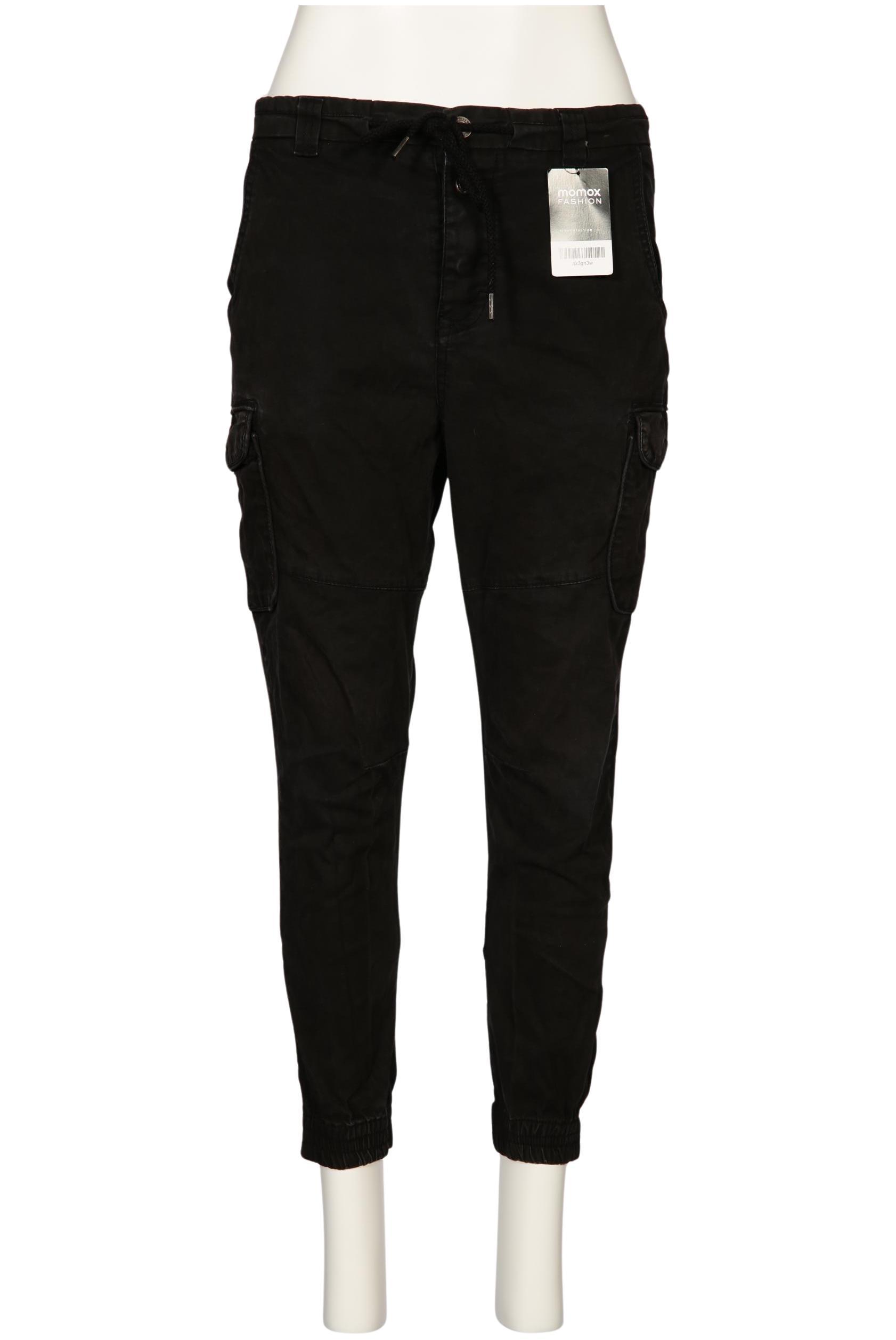 

Pull & Bear Damen Stoffhose, schwarz, Gr. 42
