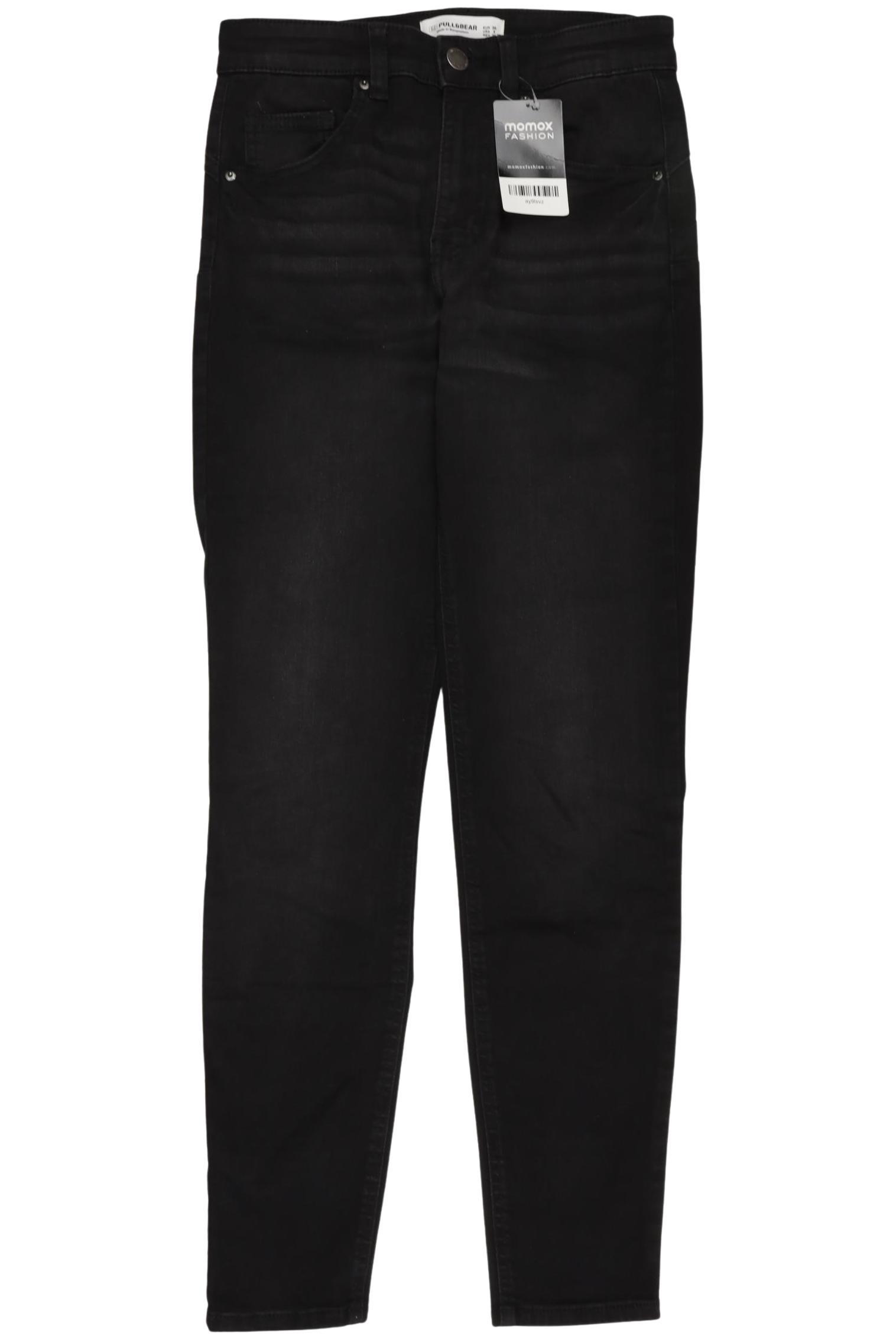 

Pull & Bear Damen Jeans, schwarz, Gr. 36