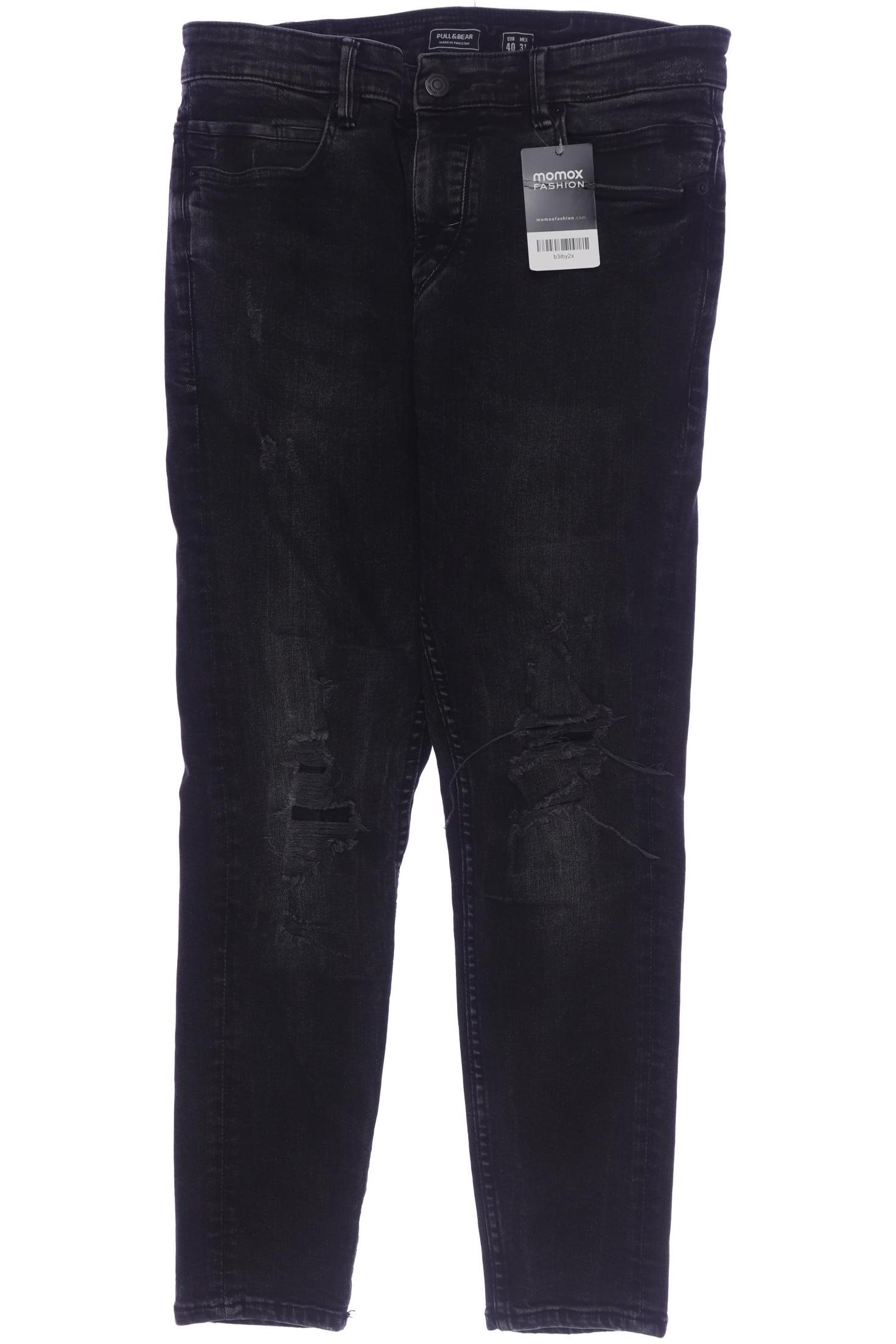 

Pull & Bear Damen Jeans, schwarz, Gr. 40