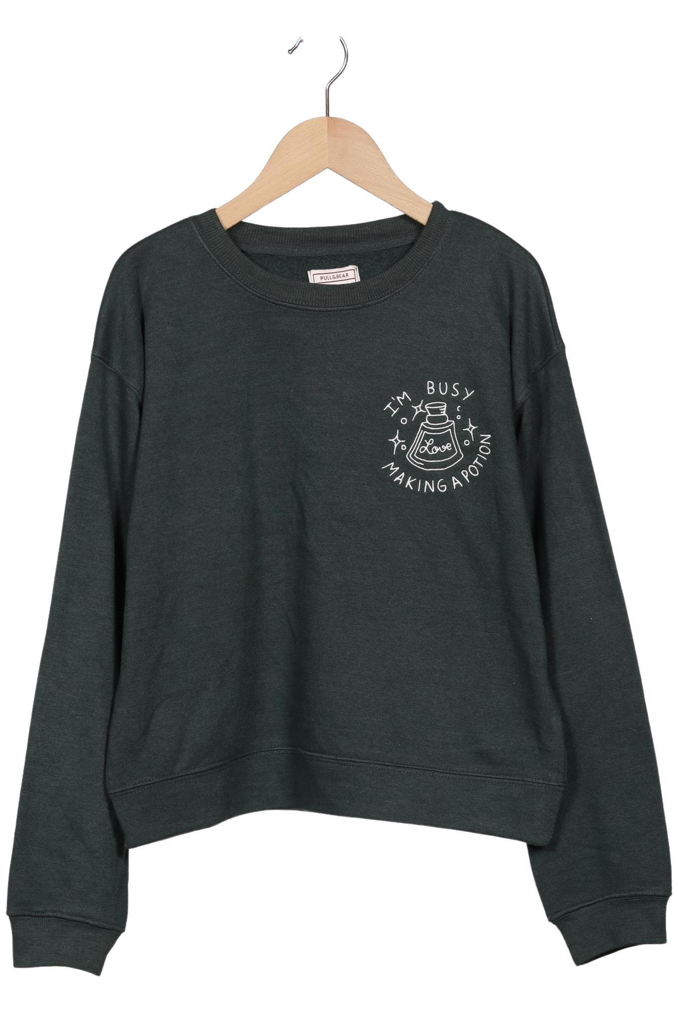 

Pull & Bear Damen Sweatshirt, grün, Gr. 36