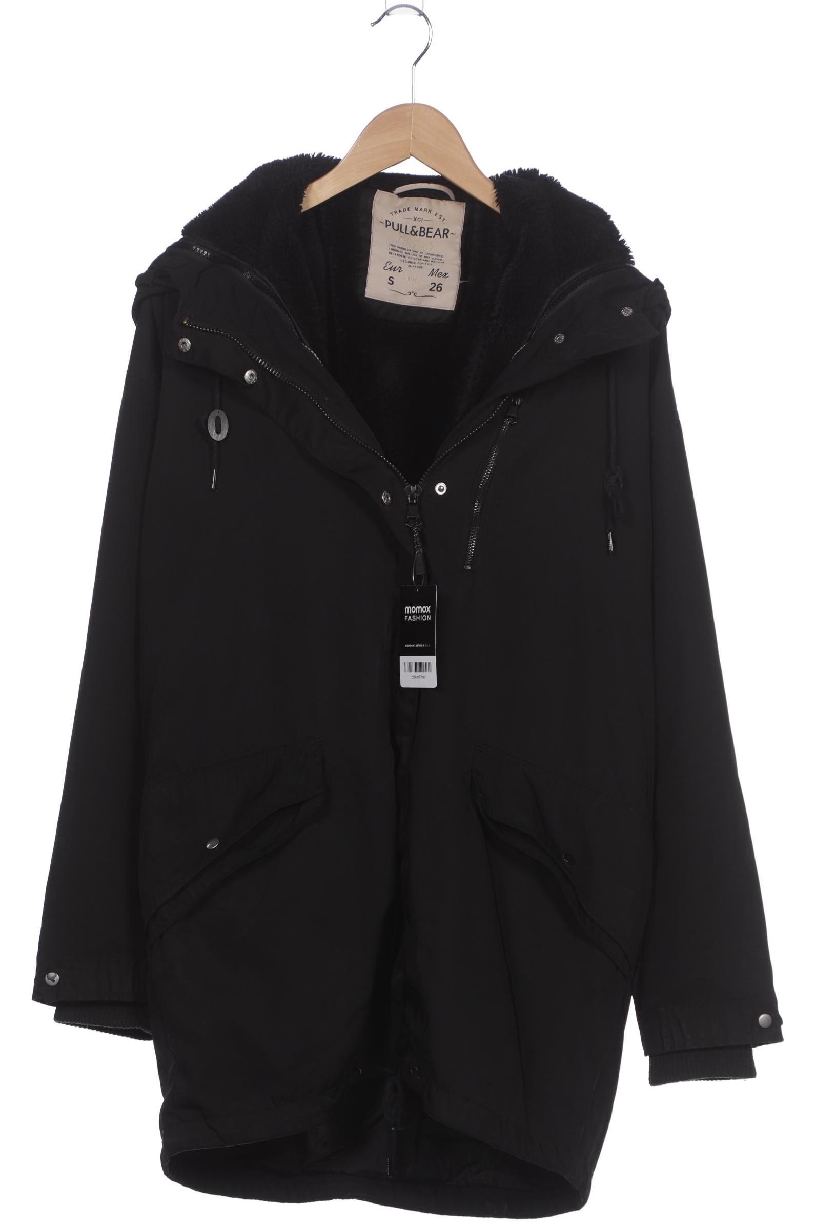 

Pull & Bear Damen Mantel, schwarz, Gr. 36