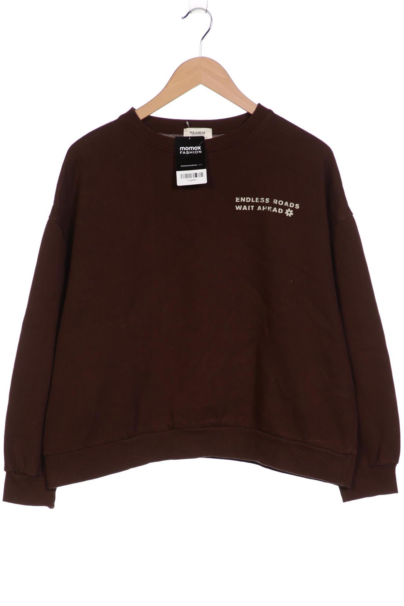 

Pull & Bear Damen Sweatshirt, braun, Gr. 38