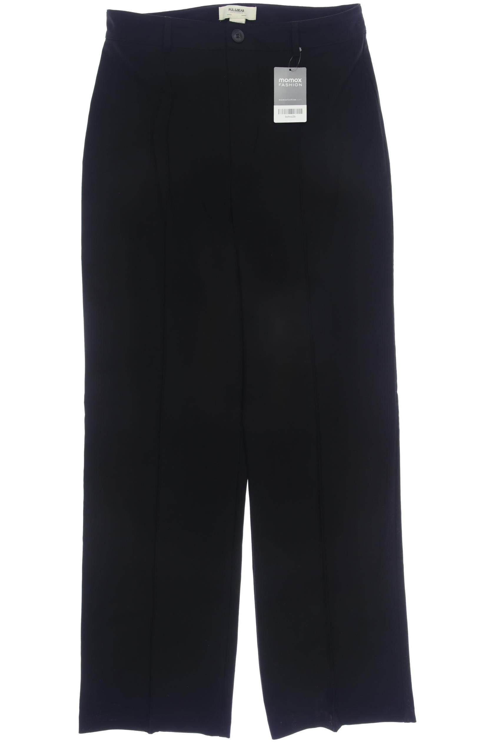 

Pull & Bear Damen Stoffhose, schwarz, Gr. 0