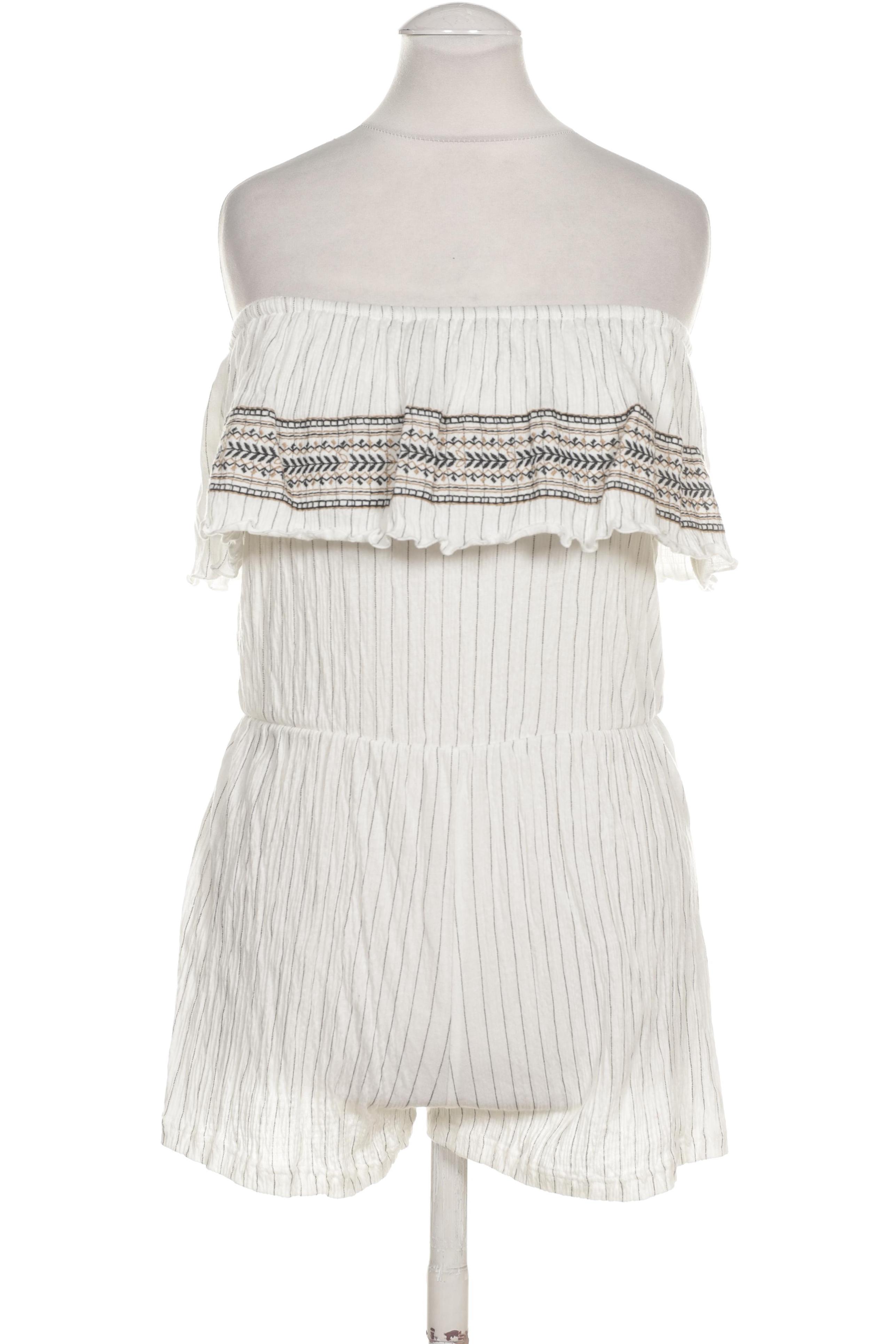 

Pull & Bear Damen Jumpsuit/Overall, weiß