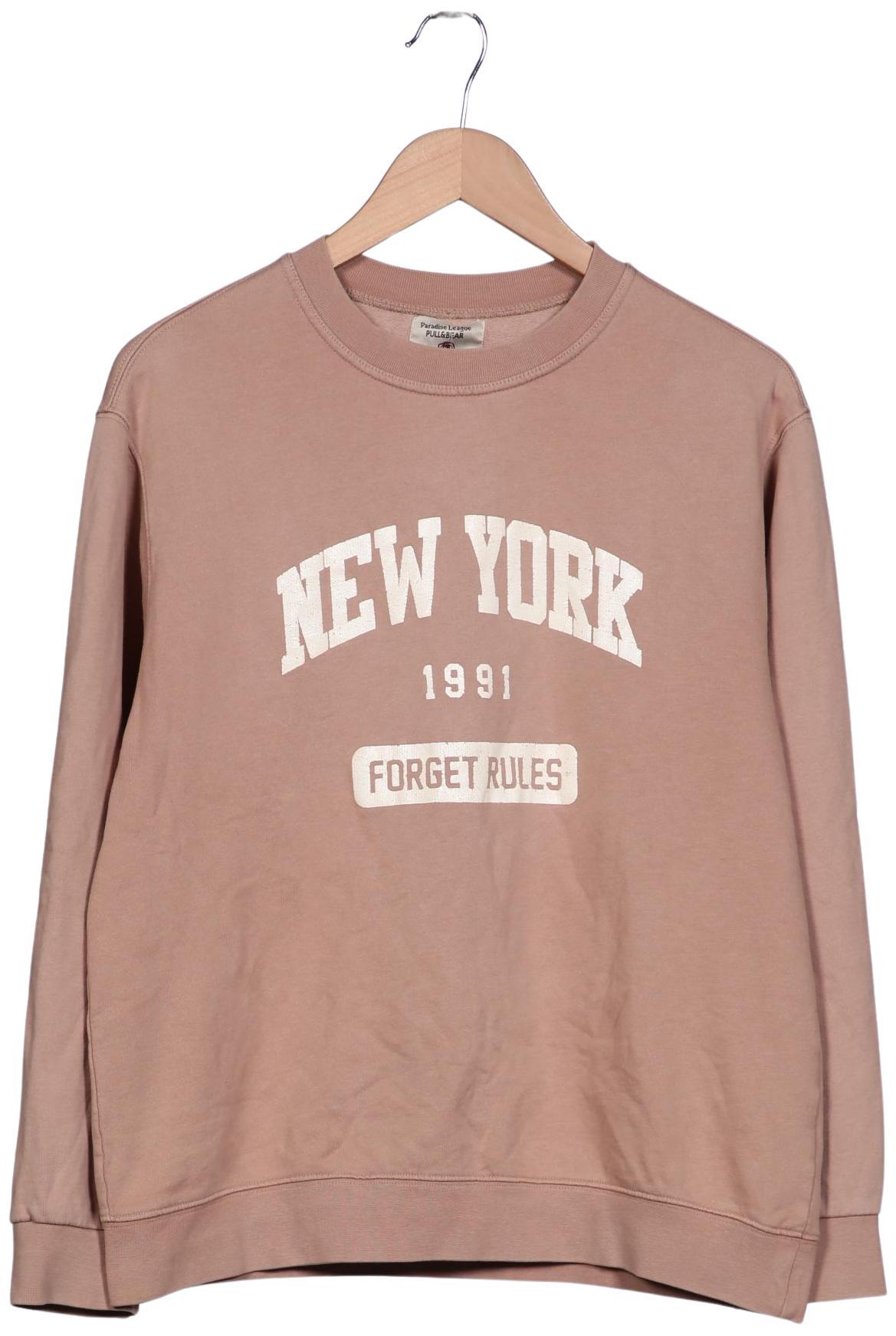 

Pull & Bear Damen Sweatshirt, beige, Gr. 38