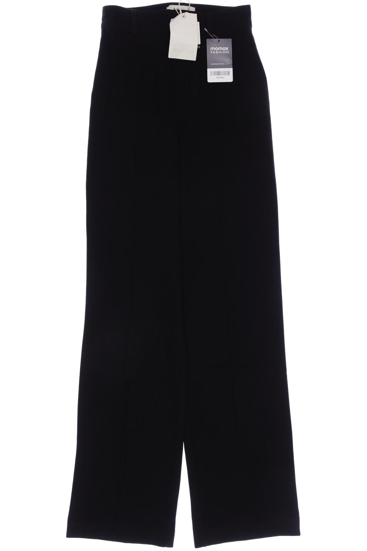 

Pull & Bear Damen Stoffhose, schwarz