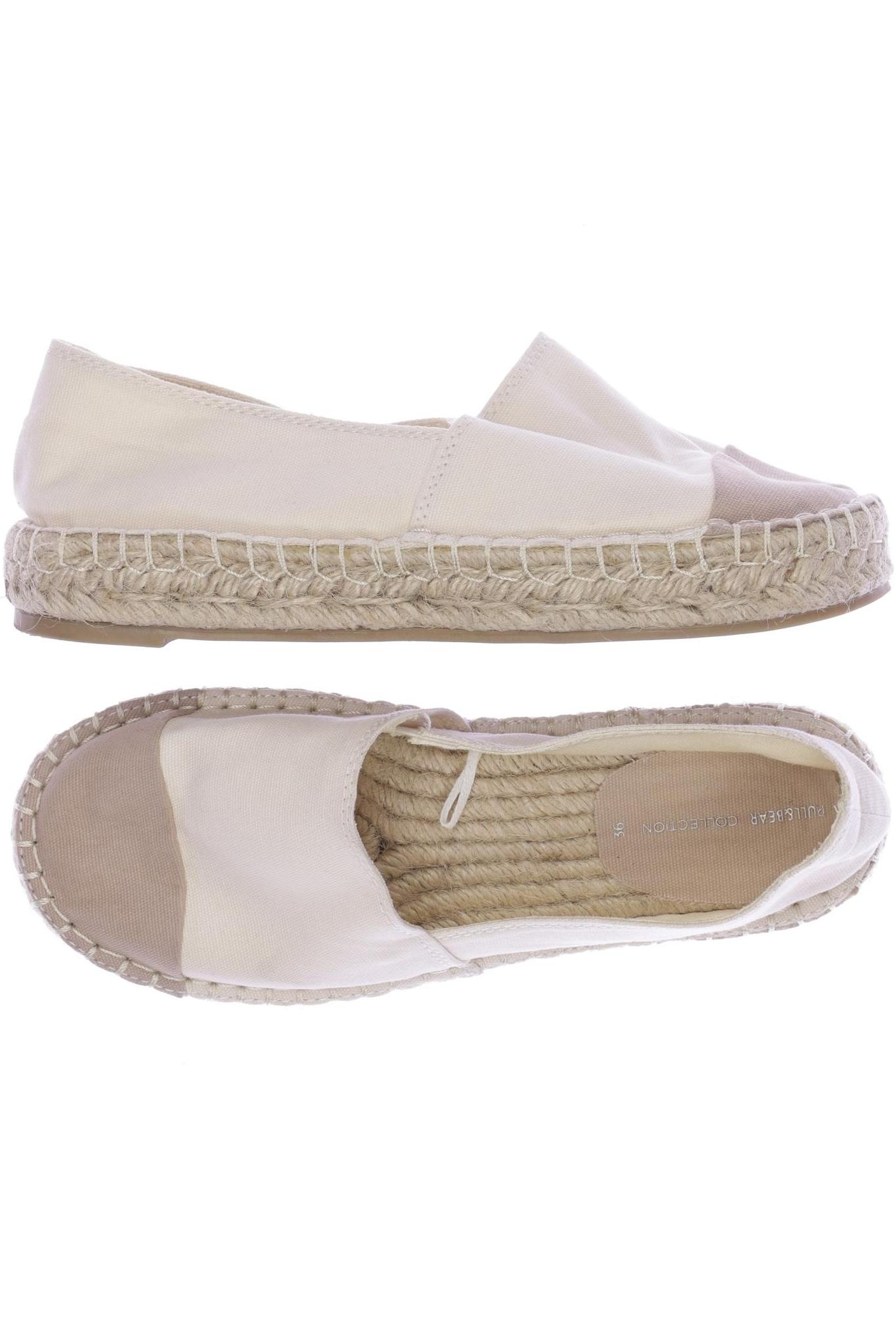 

Pull & Bear Damen Halbschuh, cremeweiß, Gr. 36