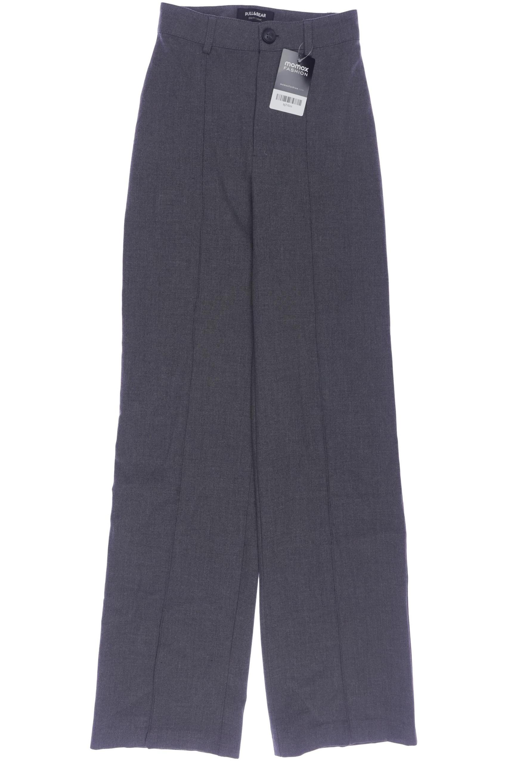 

Pull & Bear Damen Stoffhose, grau, Gr. 0