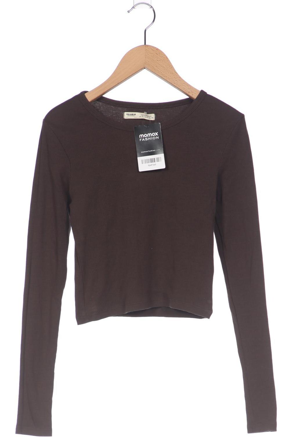 

Pull & Bear Damen Langarmshirt, braun, Gr. 36