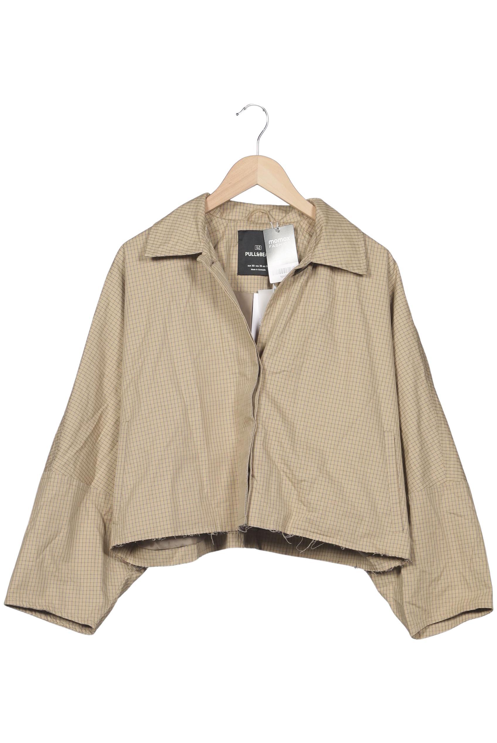 

Pull & Bear Damen Jacke, beige, Gr. 34
