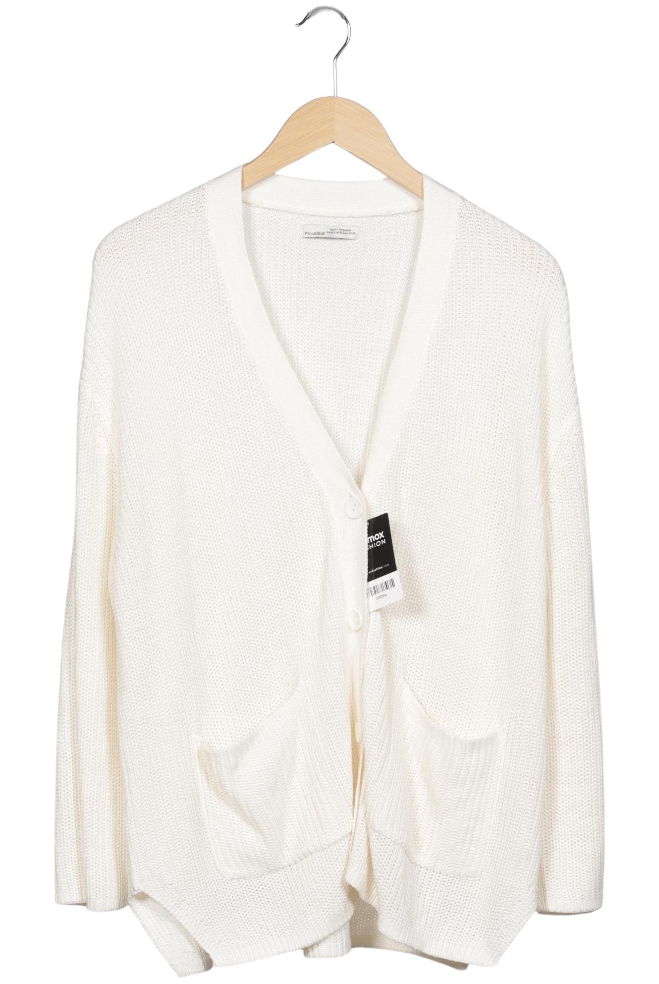 

Pull & Bear Damen Strickjacke, cremeweiß, Gr. 34