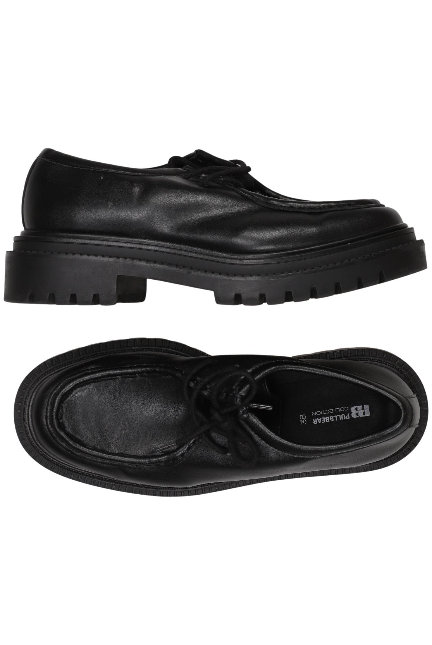 

Pull & Bear Damen Halbschuh, schwarz, Gr. 38