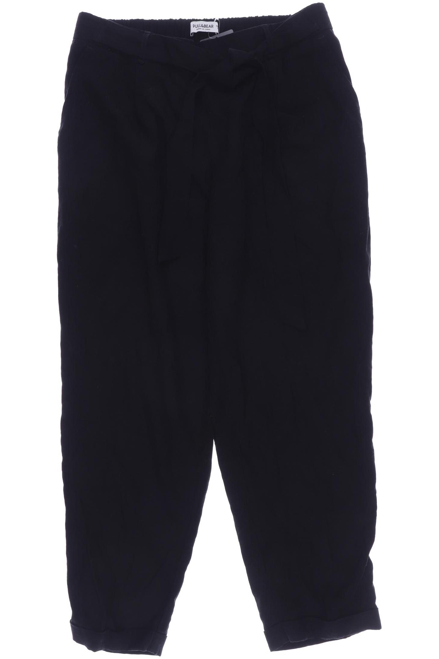 

Pull & Bear Damen Stoffhose, schwarz, Gr. 42