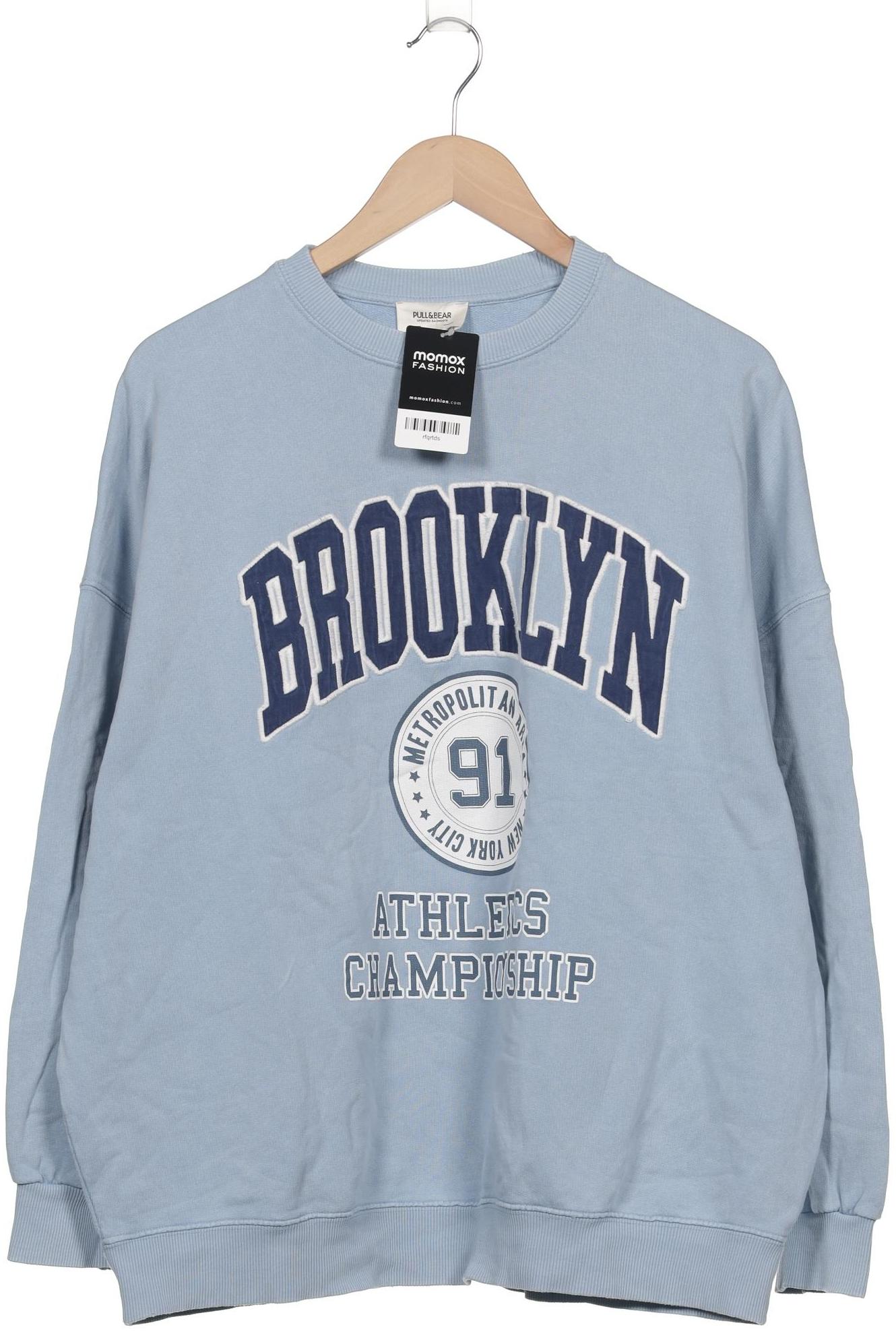 

Pull & Bear Damen Sweatshirt, blau, Gr. 38