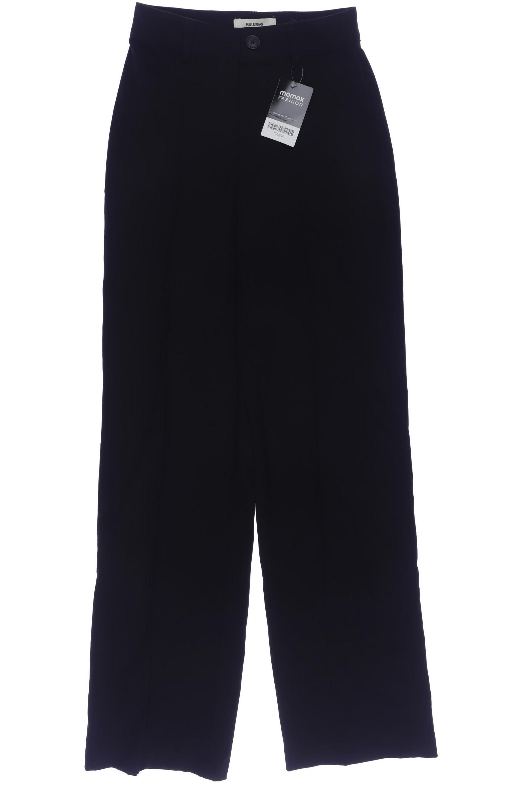 

Pull & Bear Damen Stoffhose, schwarz, Gr. 0