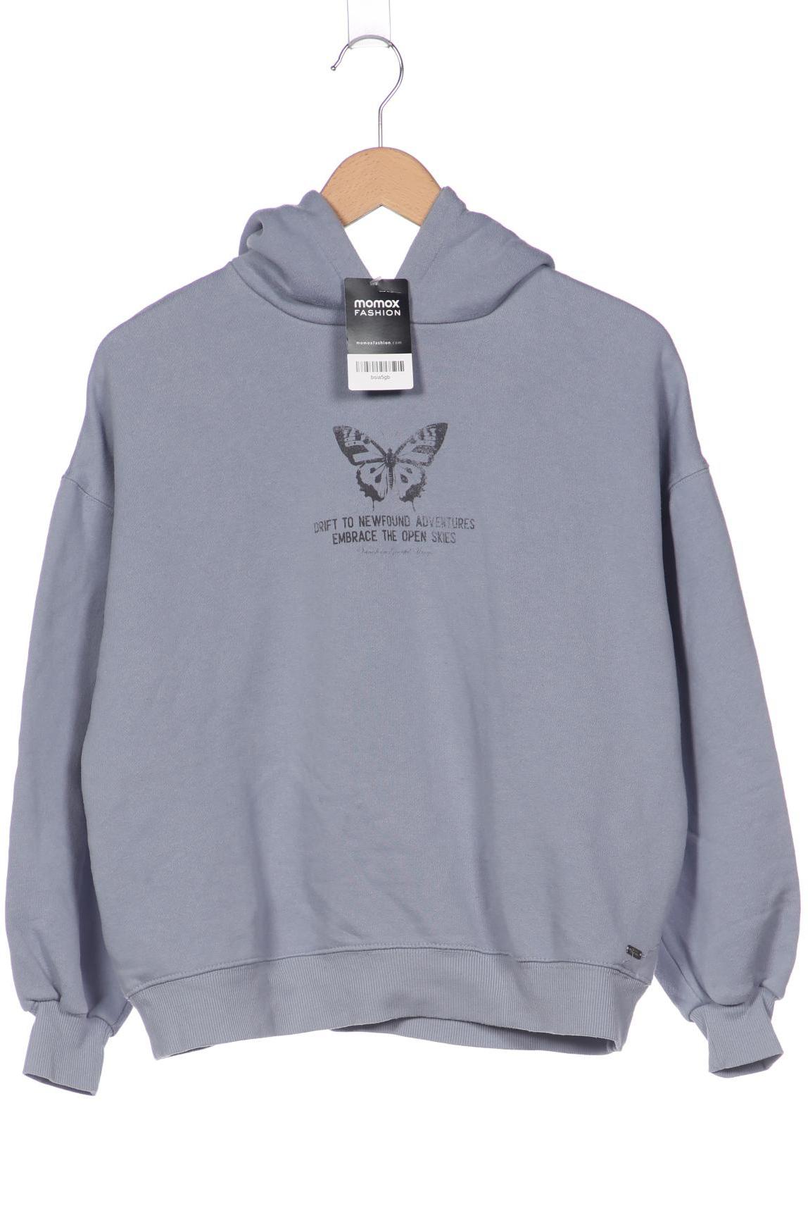 

Pull & Bear Damen Kapuzenpullover, blau, Gr. 36