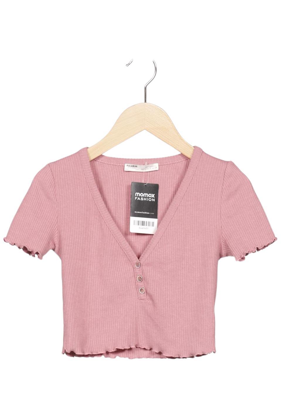 

Pull & Bear Damen T-Shirt, pink, Gr. 36