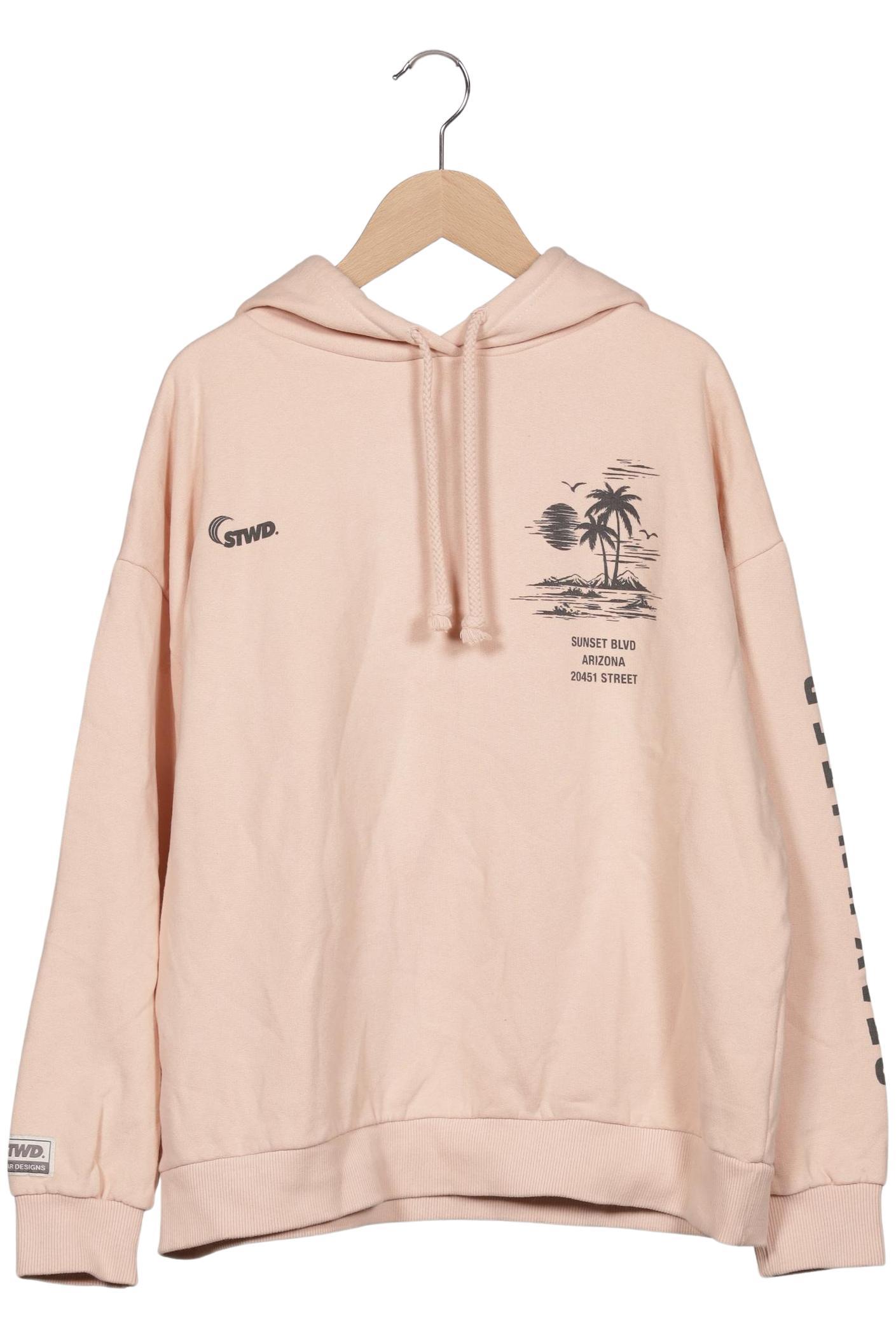 

Pull & Bear Damen Kapuzenpullover, pink, Gr. 38