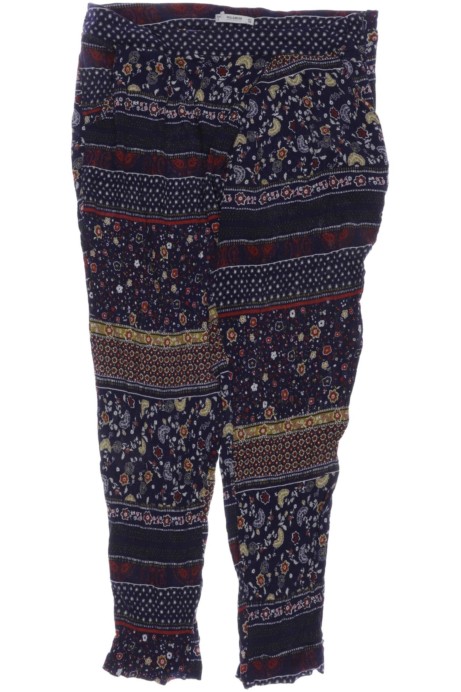 

Pull & Bear Damen Stoffhose, marineblau, Gr. 0