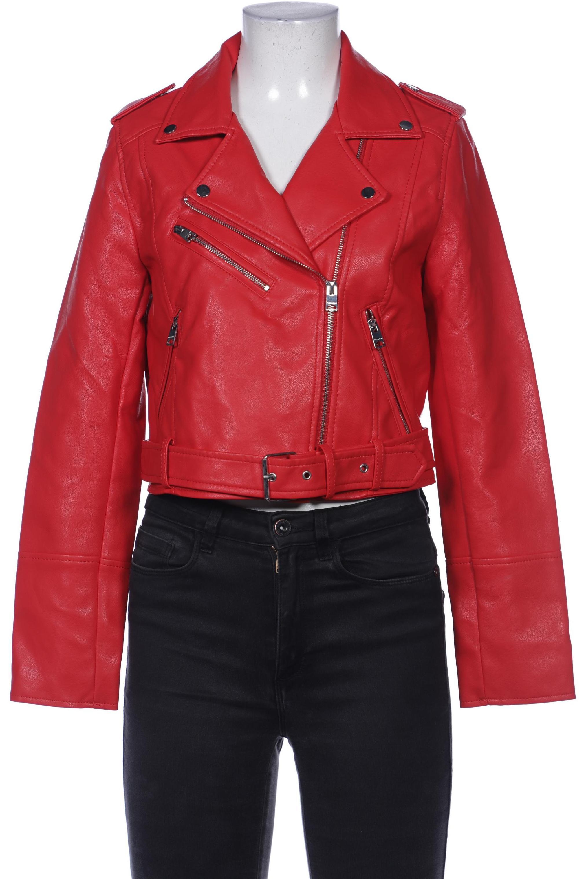

Pull & Bear Damen Jacke, rot, Gr. 38