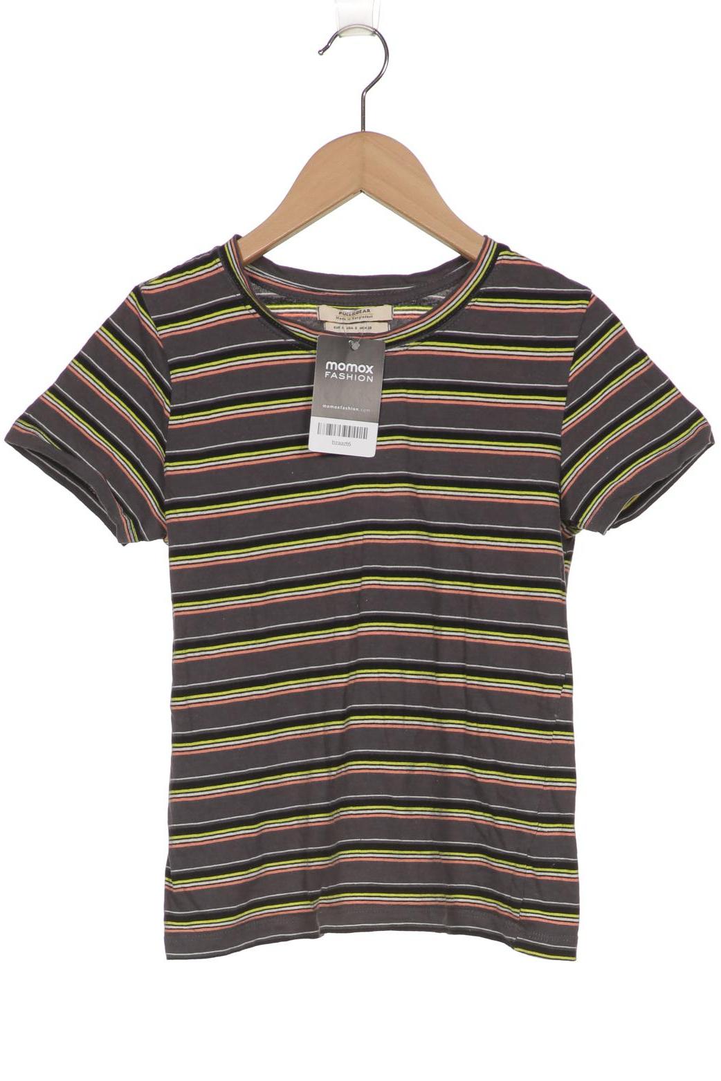 

Pull & Bear Damen T-Shirt, grau, Gr. 36