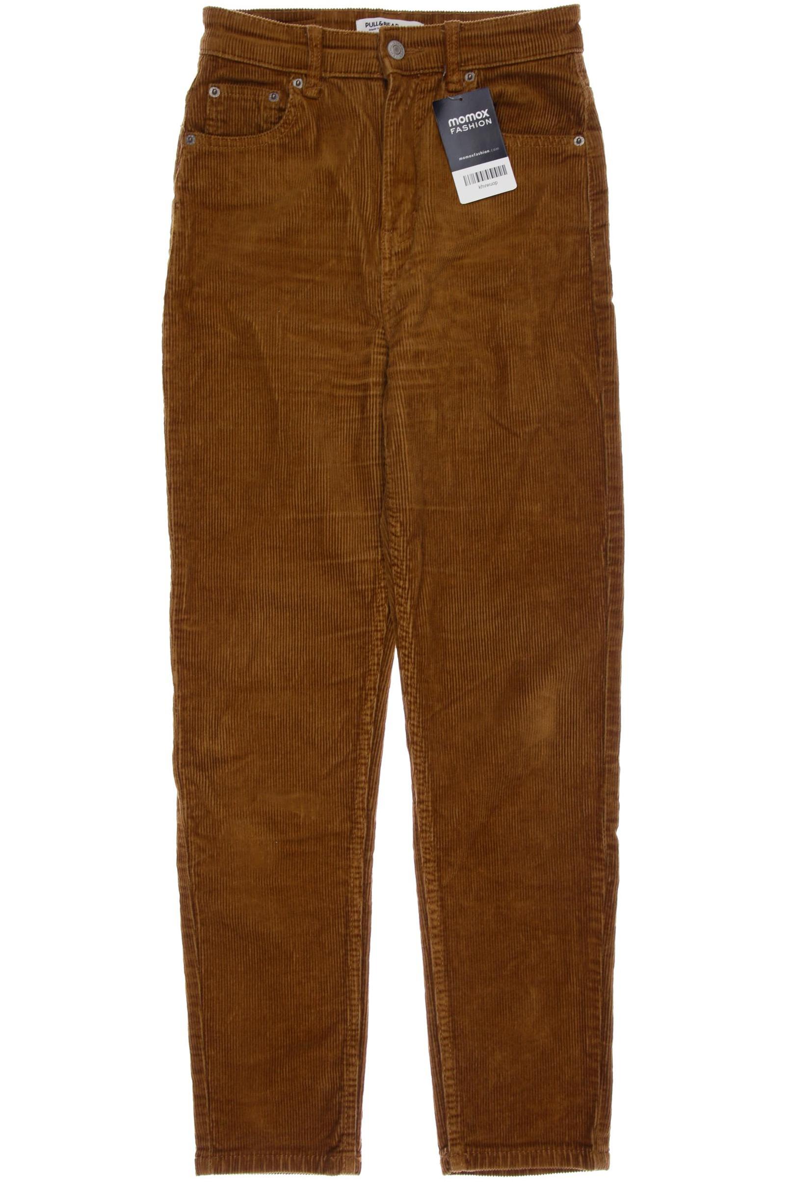 

Pull & Bear Damen Stoffhose, braun, Gr. 36