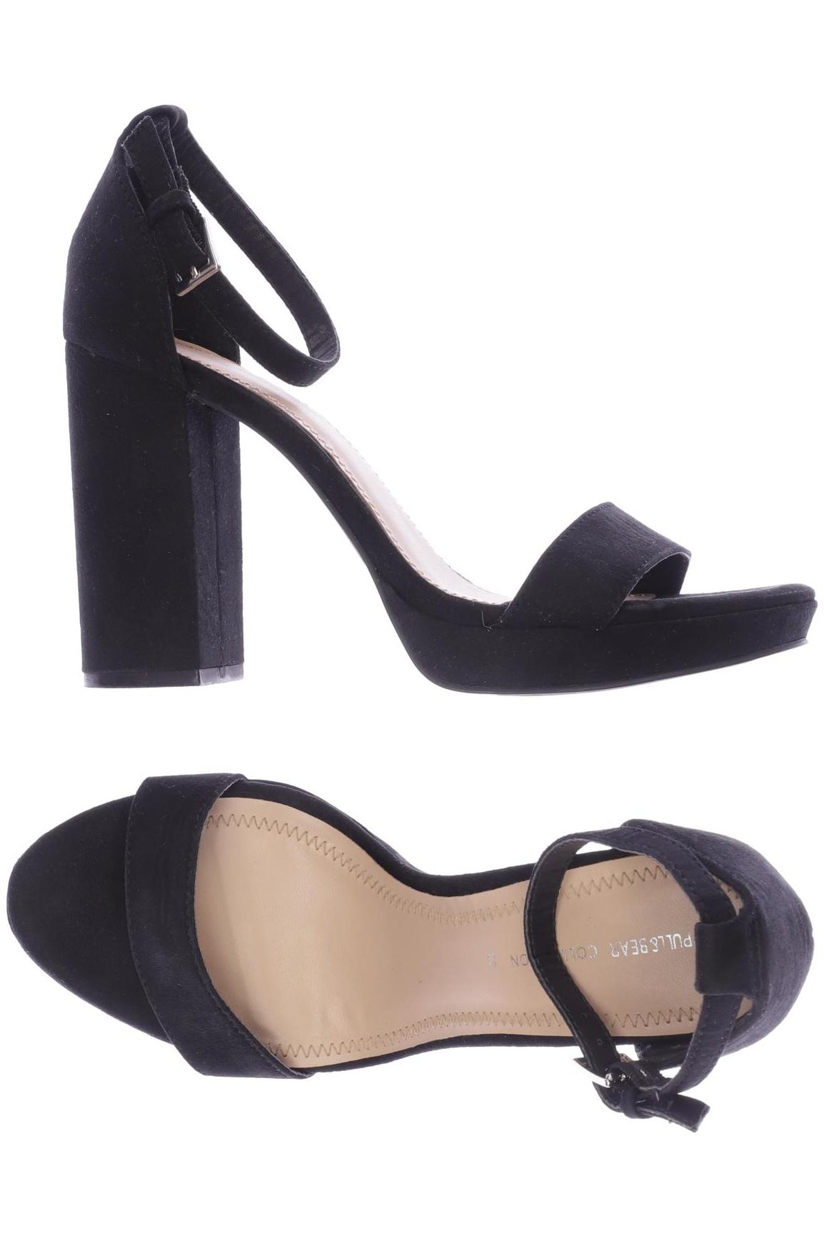 

Pull & Bear Damen Sandale, schwarz