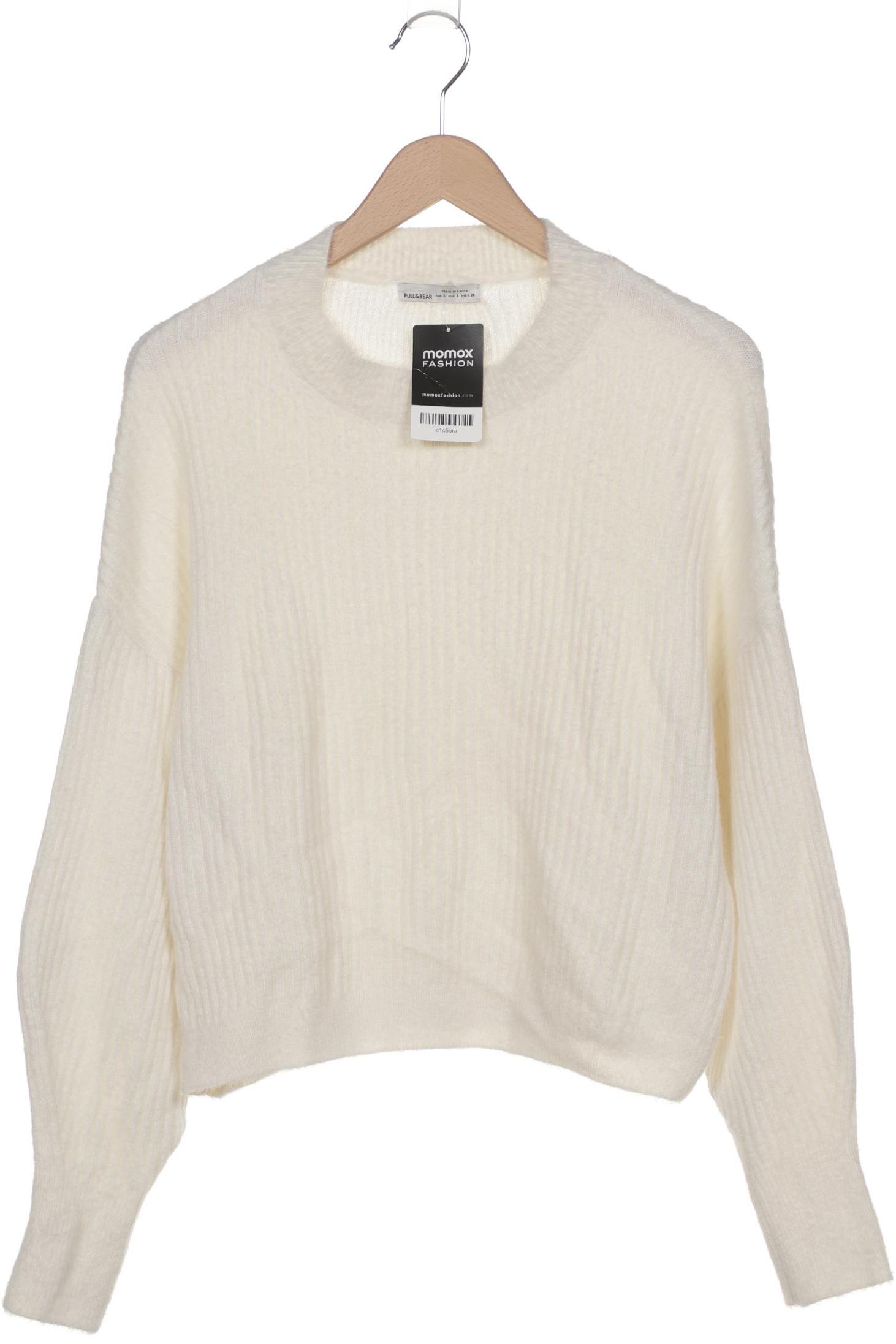 

Pull & Bear Damen Pullover, weiß, Gr. 36