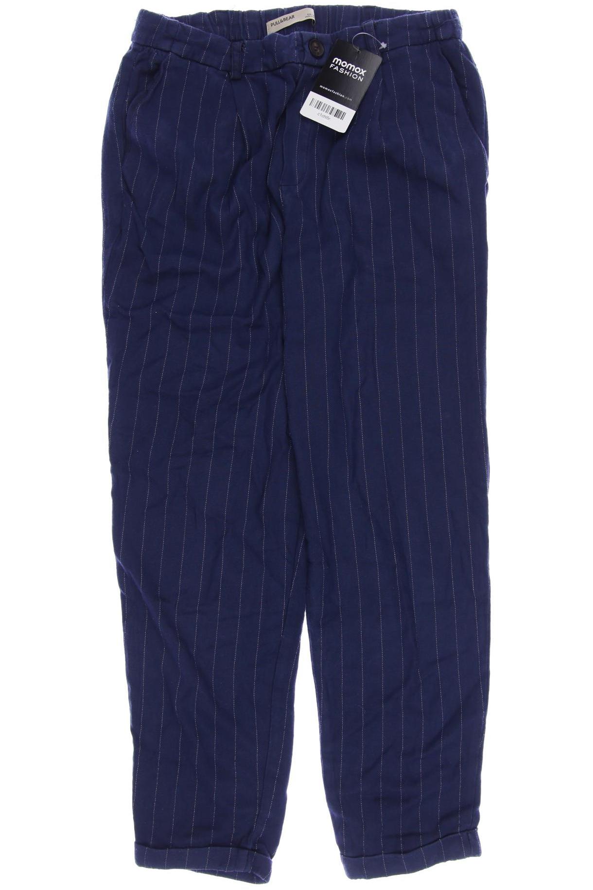 

Pull & Bear Damen Stoffhose, marineblau