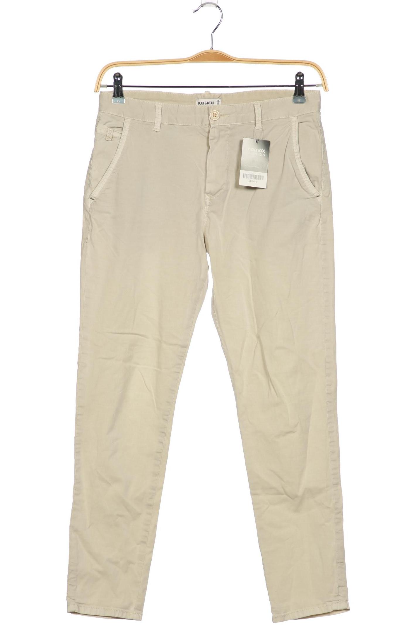 

Pull & Bear Damen Stoffhose, cremeweiß, Gr. 38