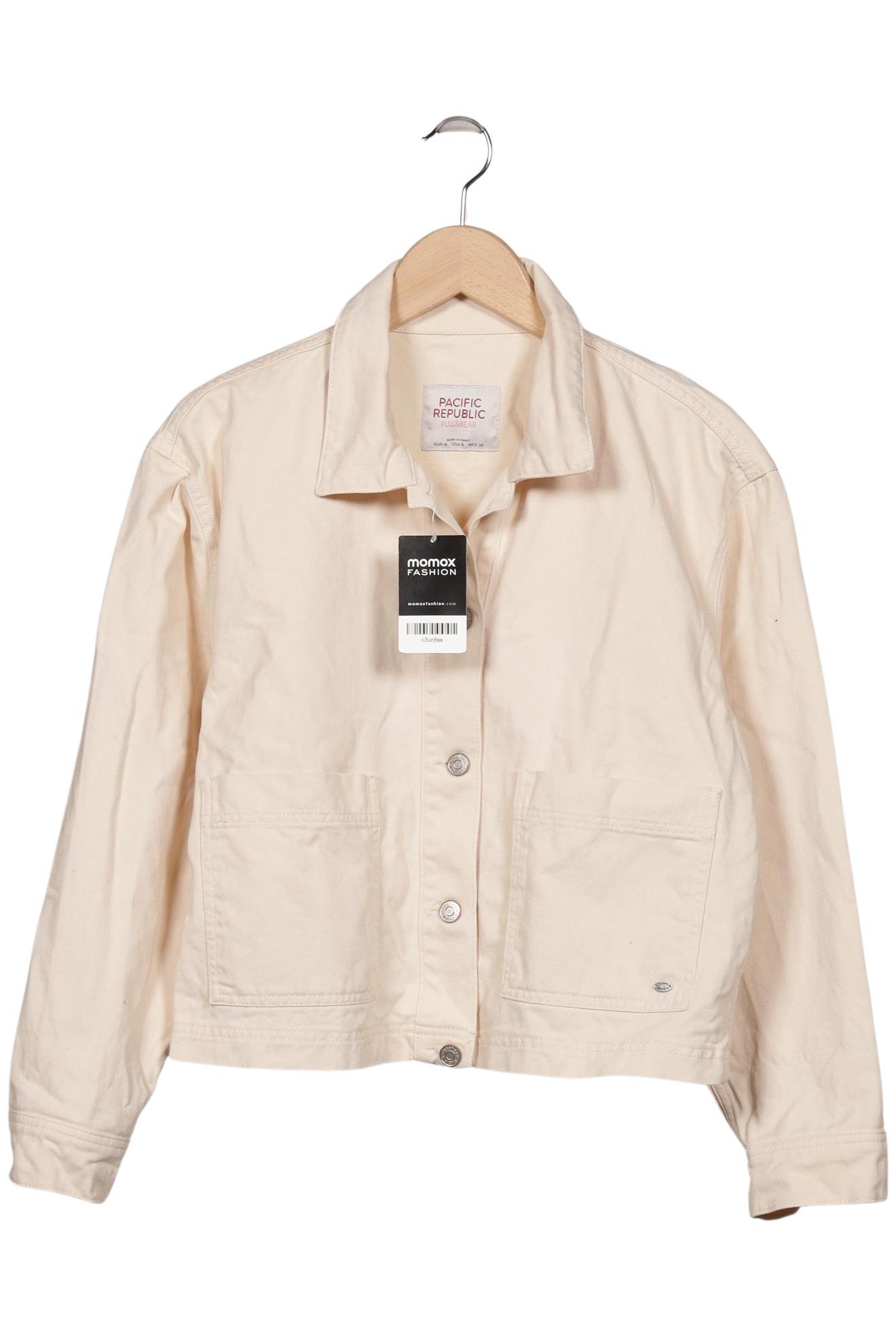 

Pull & Bear Damen Jacke, cremeweiß, Gr. 38
